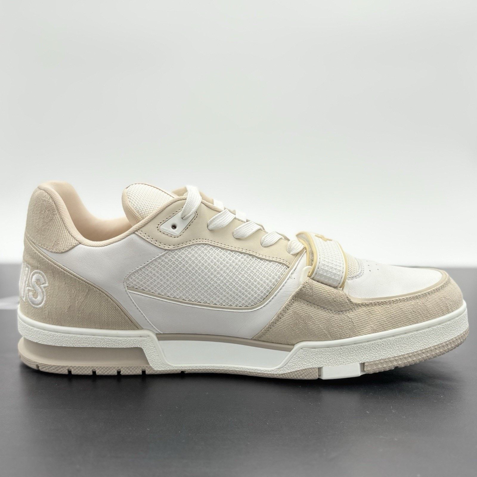 Louis Vuitton 13-13.5 Louis Vuitton Trainer Strap ' Beige ' | GREAT COND! Size US 13 / EU 46 - 10 Thumbnail