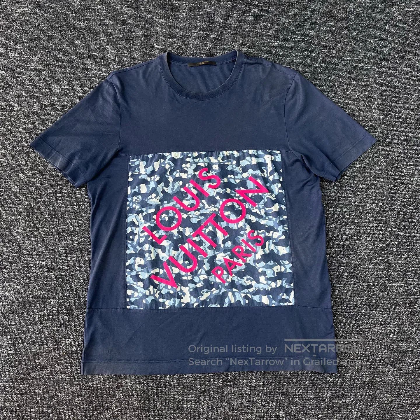 Louis Vuitton Louis Vuitton Patch Camo Printed Short Sleeve T-Shirt with Size US L / EU 52-54 / 3 - 1 Thumbnail