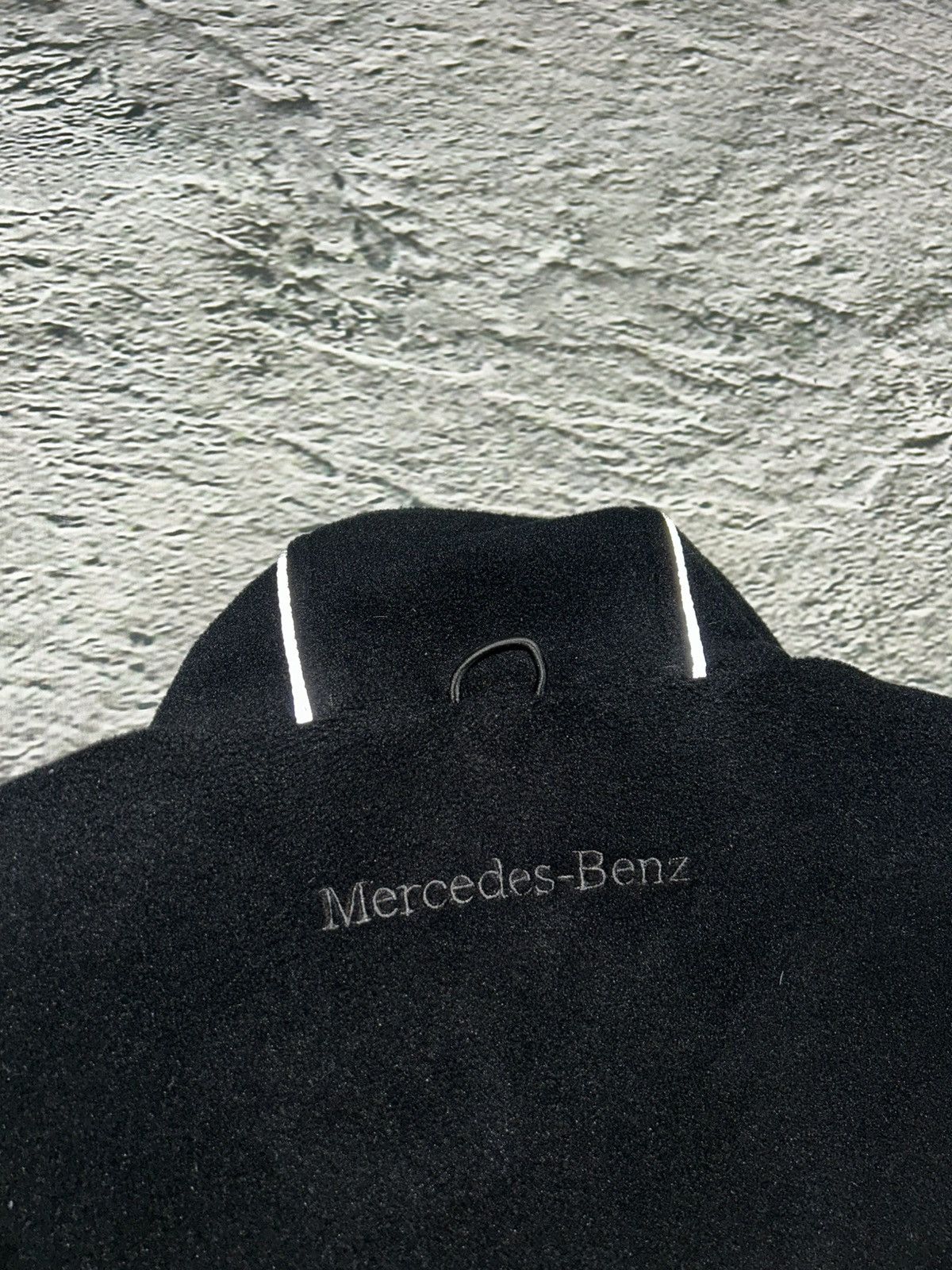 Mercedes-Benz × Vintage Mercedes Fleece Jacket Y2K Vintage Racing Moto black Size US XL / EU 56 / 4 - 8 Thumbnail
