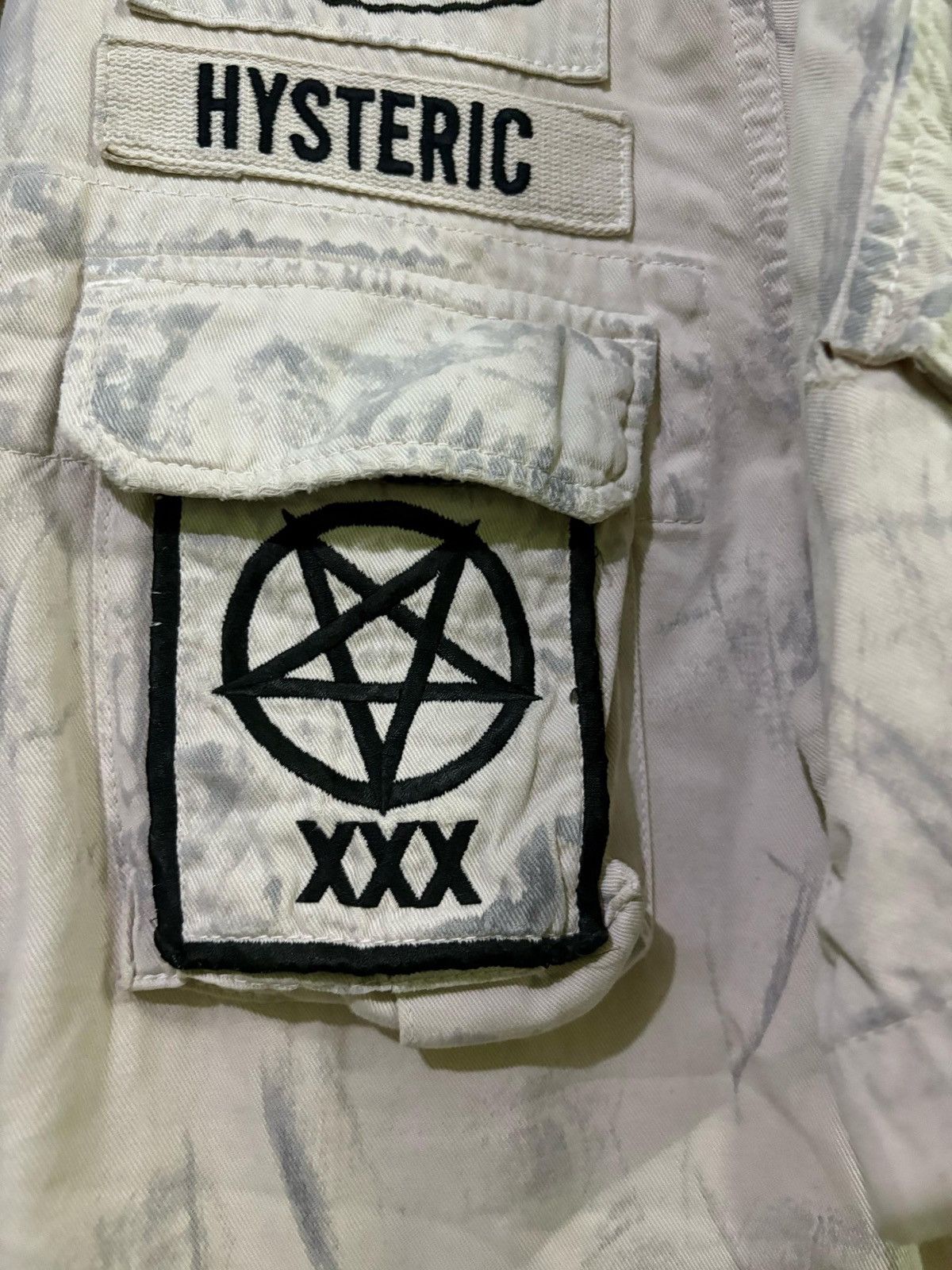 Hysteric Glamour VTG Hysteric Glamour For Rebel Button Up shirt HellXXX Size US M / EU 48-50 / 2 - 13 Thumbnail