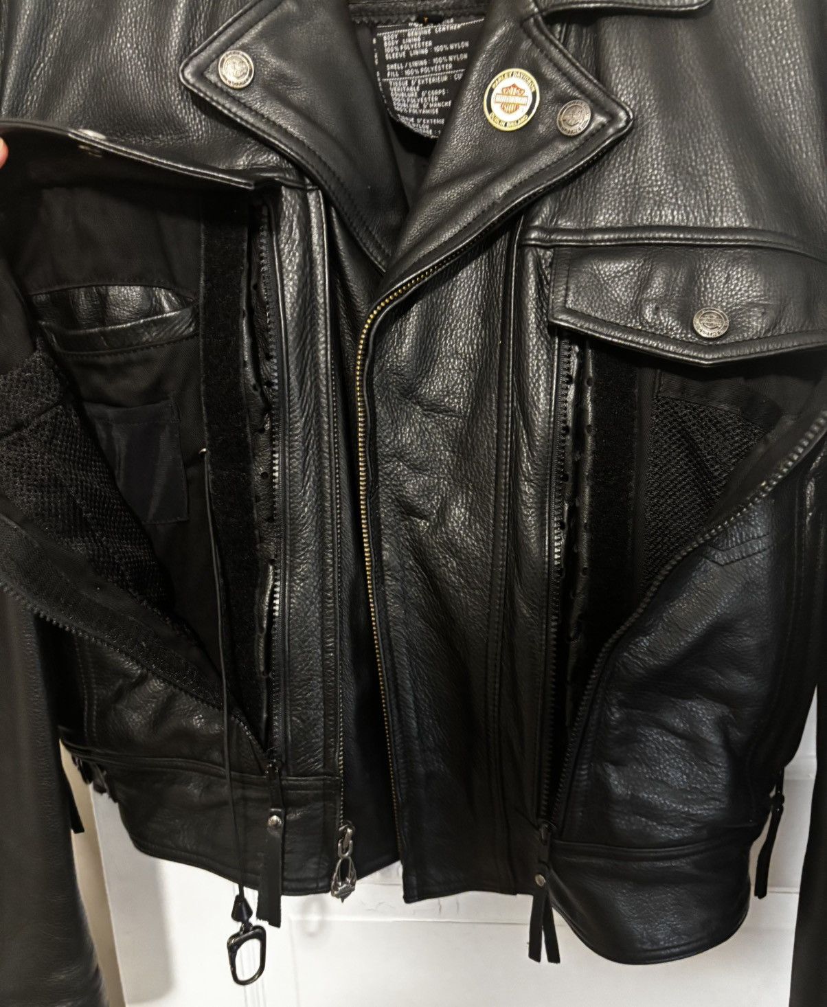 Harley Davidson Rare 90s “American Legend” Harley Davidson Riding Jacket Size US L / EU 52-54 / 3 - 8 Thumbnail