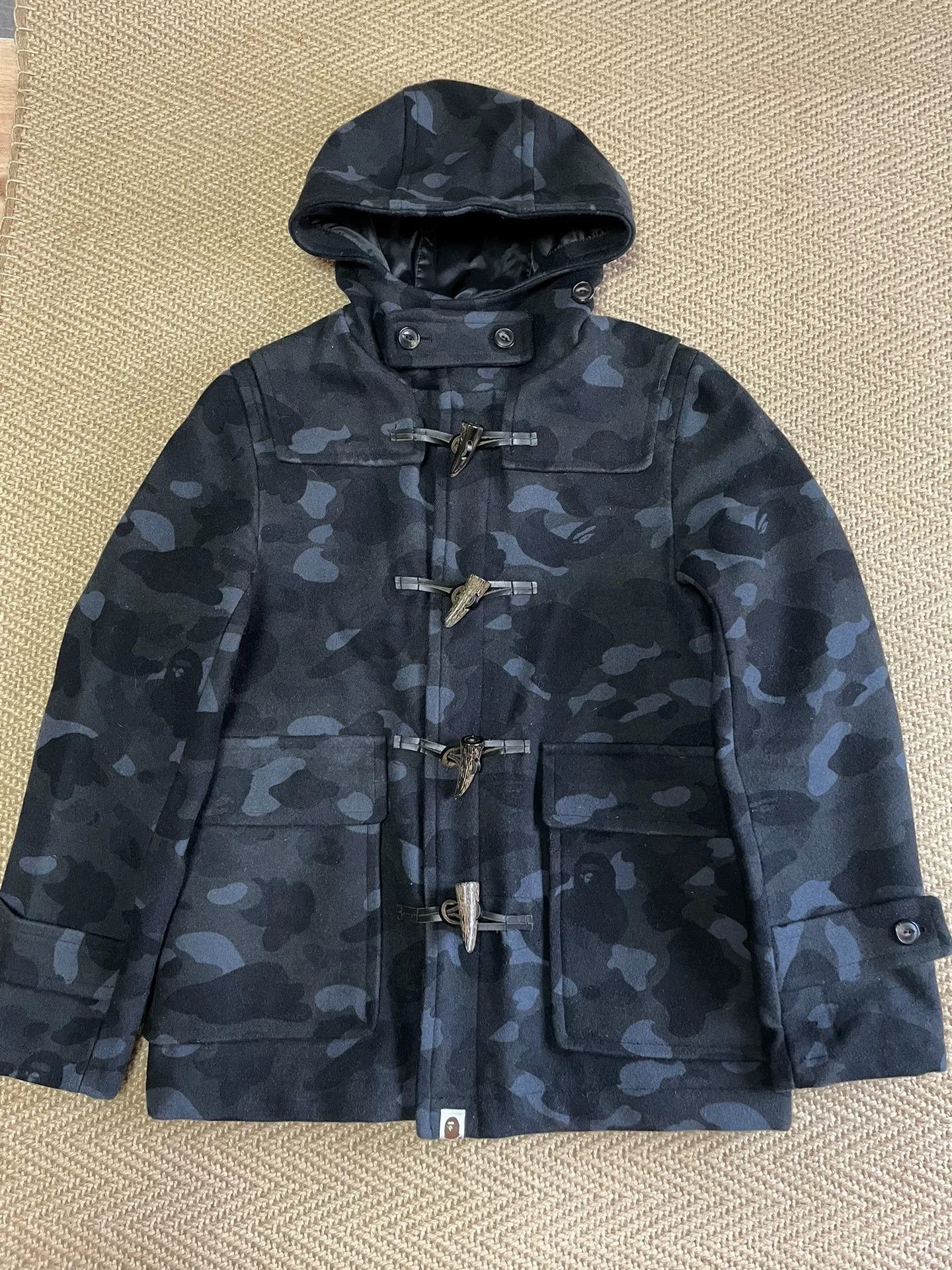 Bape BAPE 1ST CAMO Black Camo Wool Coat Size US M / EU 48-50 / 2 - 1 Thumbnail