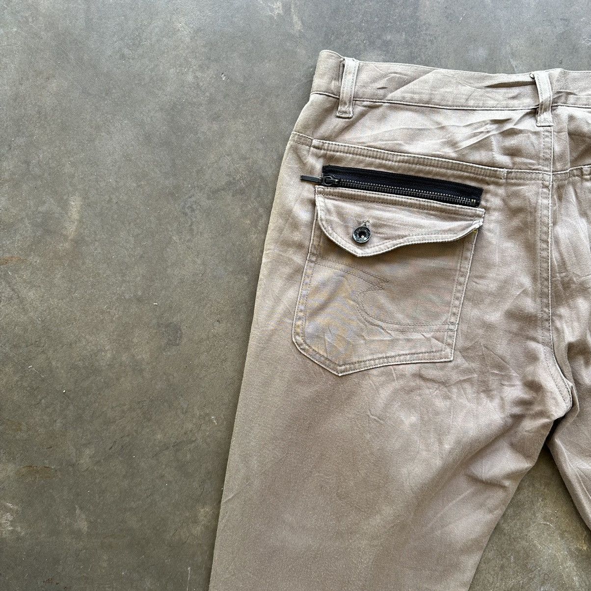 Japanese Brand Distressed Semantic Design Multipocket Zipper Trouser Pant Size US 33 - 13 Thumbnail