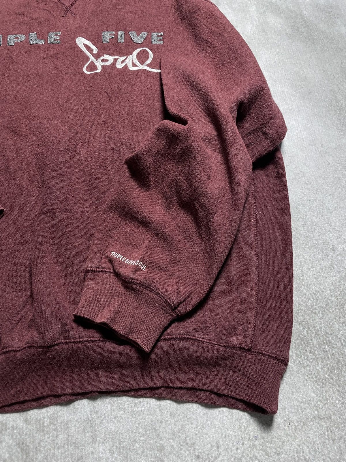 Triple 5 Soul 1990’s Tripel Five Soul NYC Fased Sweatshirt Size US L / EU 52-54 / 3 - 8 Thumbnail