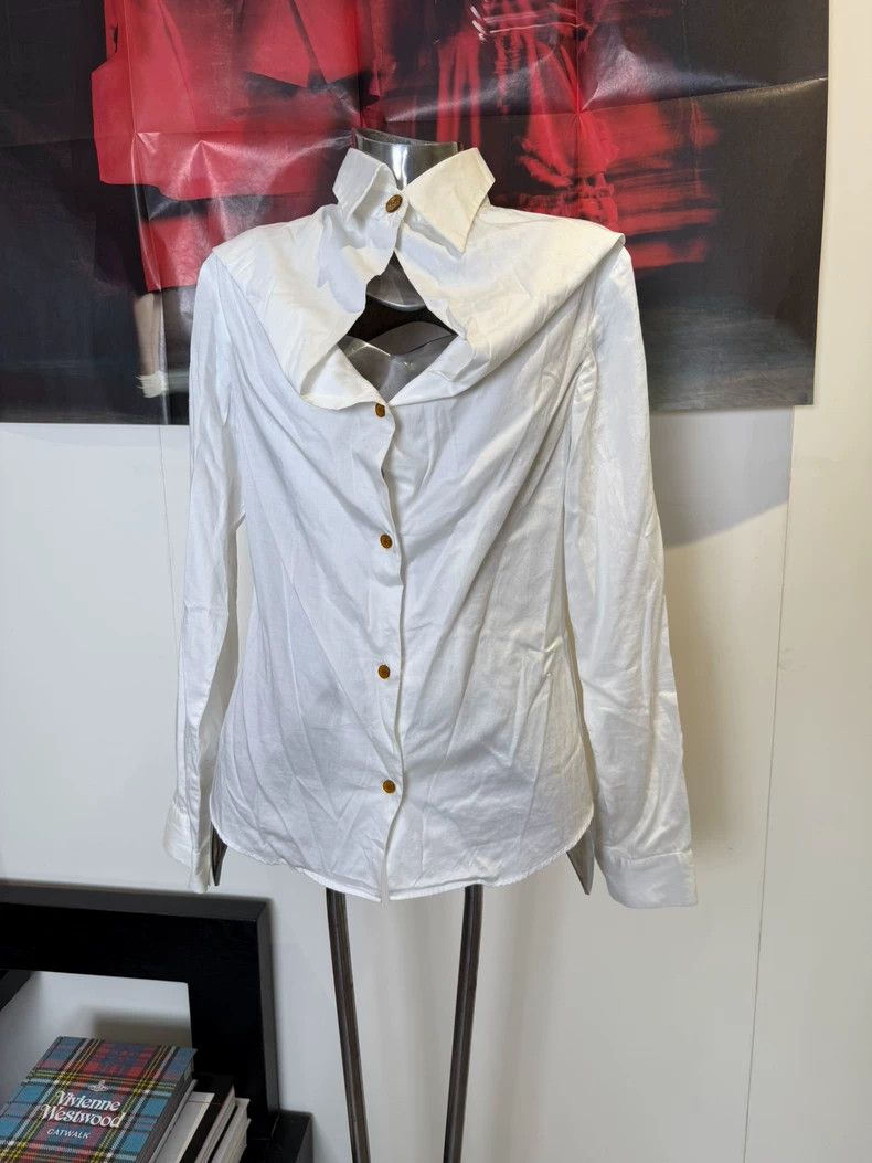 Vivienne Westwood Vivienne Westwood size40 Colorful openwork long-sleeved shi Size XS / US 0-2 / IT 36-38 - 5 Thumbnail