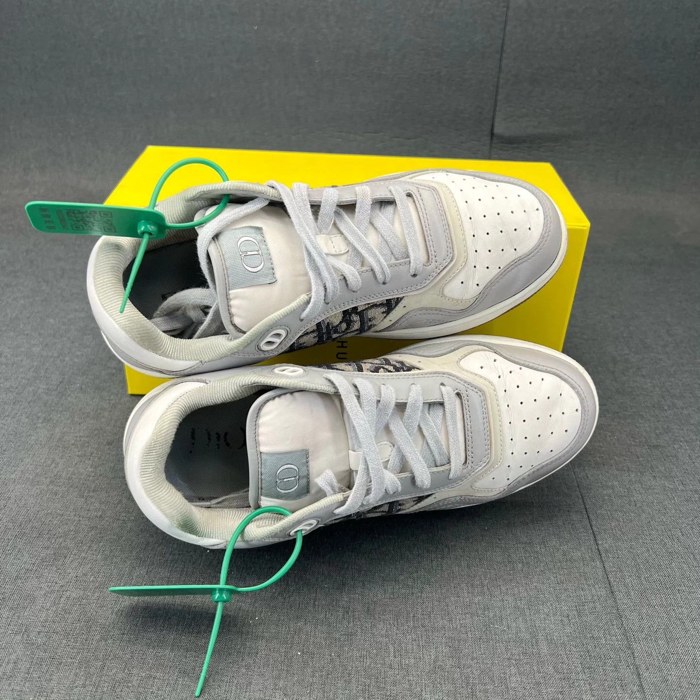 Dior Dior B27 White/Gray Sneakers Size 42 New Boxed Size US 9 / EU 42 - 3 Thumbnail