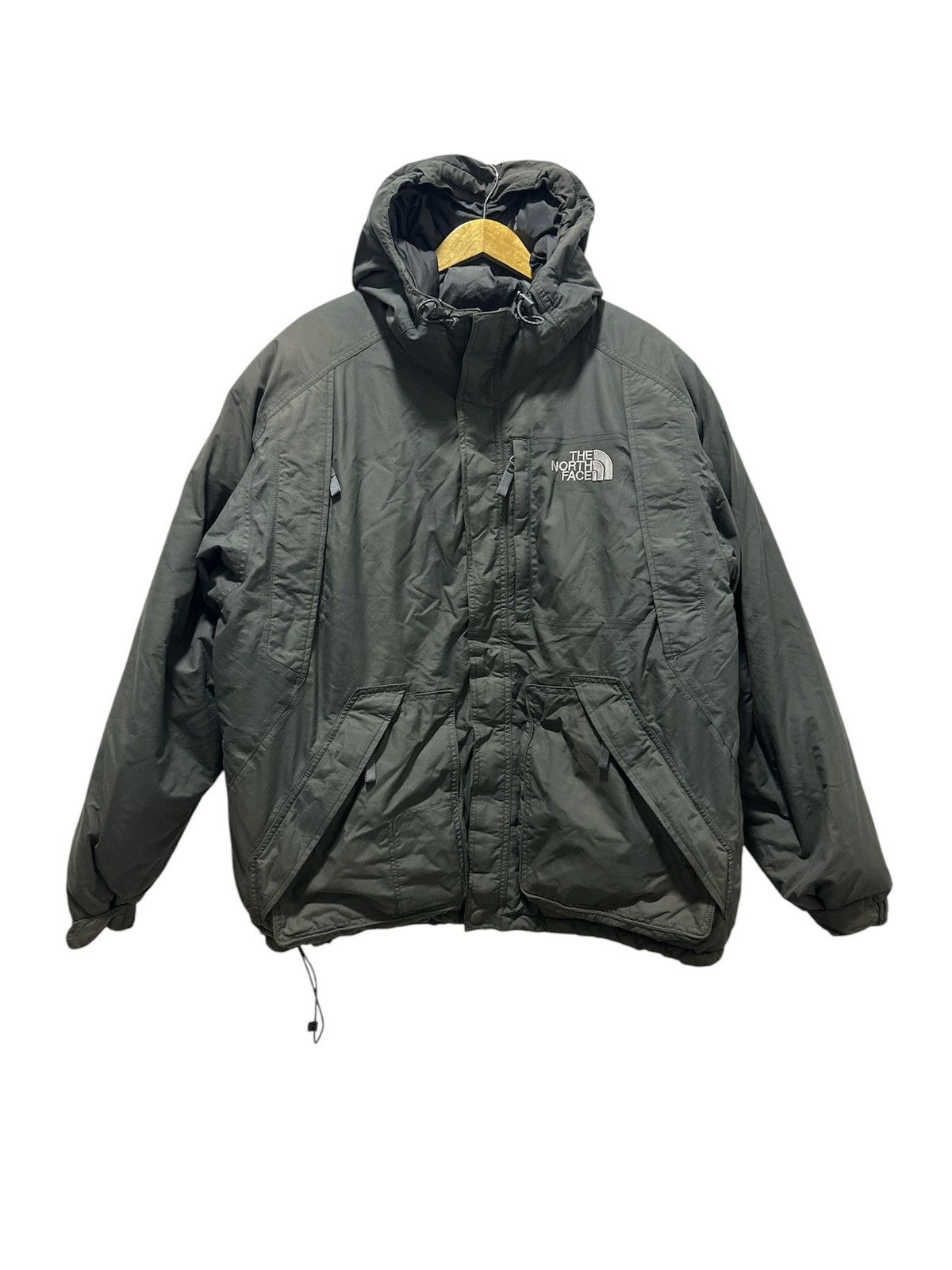 The North Face Vintage The north face Puffer Jacket Design with Hoodie Size US XL / EU 56 / 4 - 1 Thumbnail