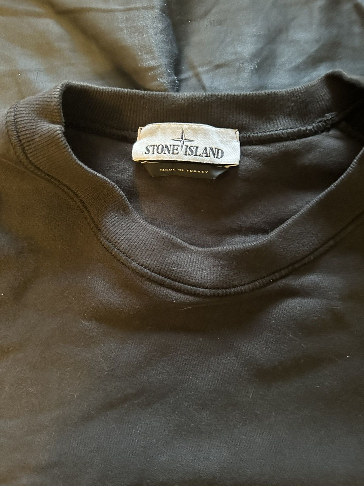 Stone Island Black/Grey Stone Island pull over Size US L / EU 52-54 / 3 - 5 Thumbnail