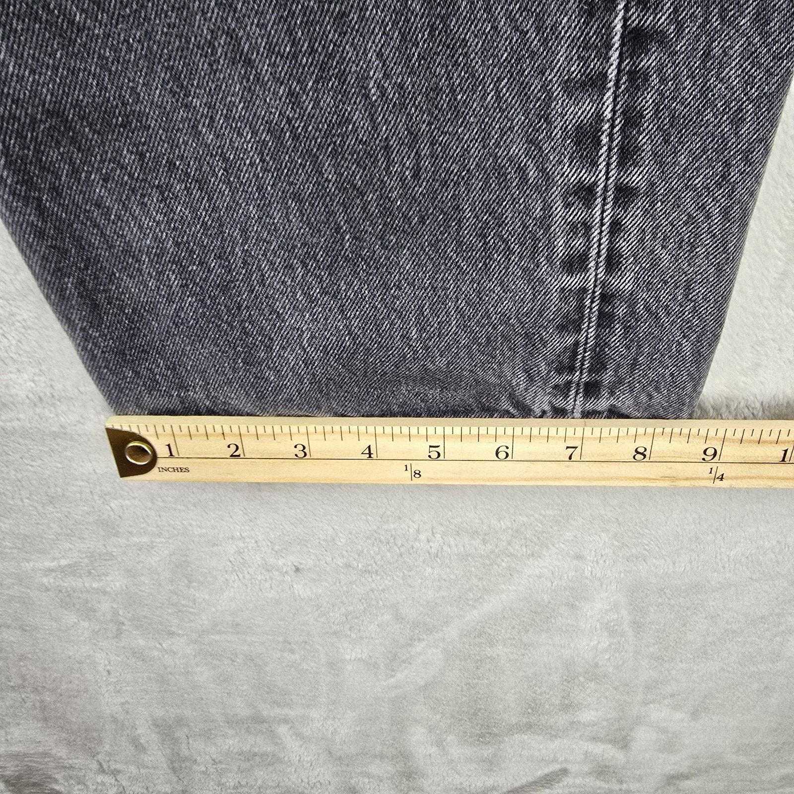 Levi's Levis 501 Jeans Mens 38x34 (Fits 34x30) Black Distressed Y2K Size US 34 / EU 50 - 15 Thumbnail