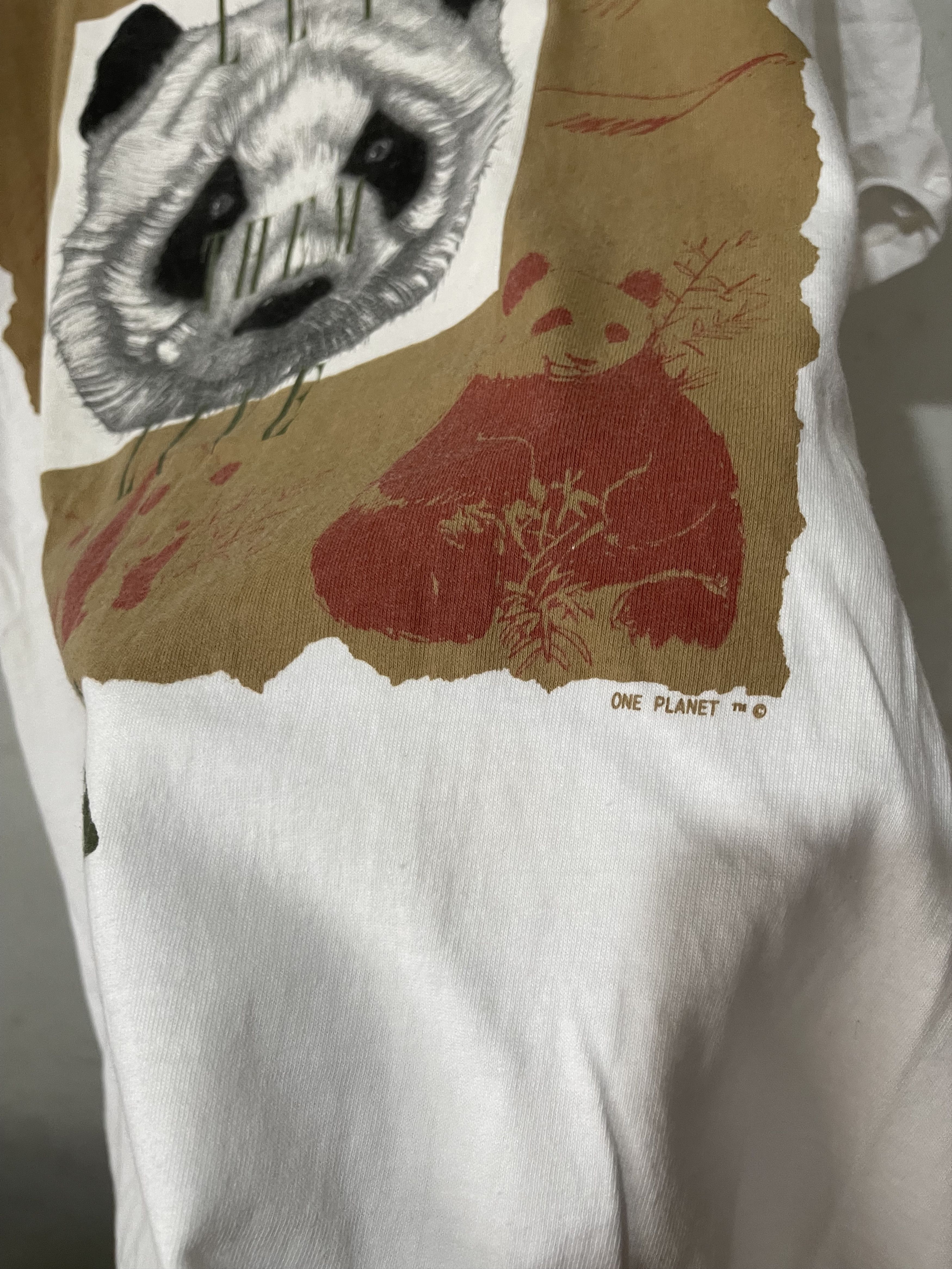 Vintage Vintage 90s Panda Shirt Size US L / EU 52-54 / 3 - 3 Thumbnail