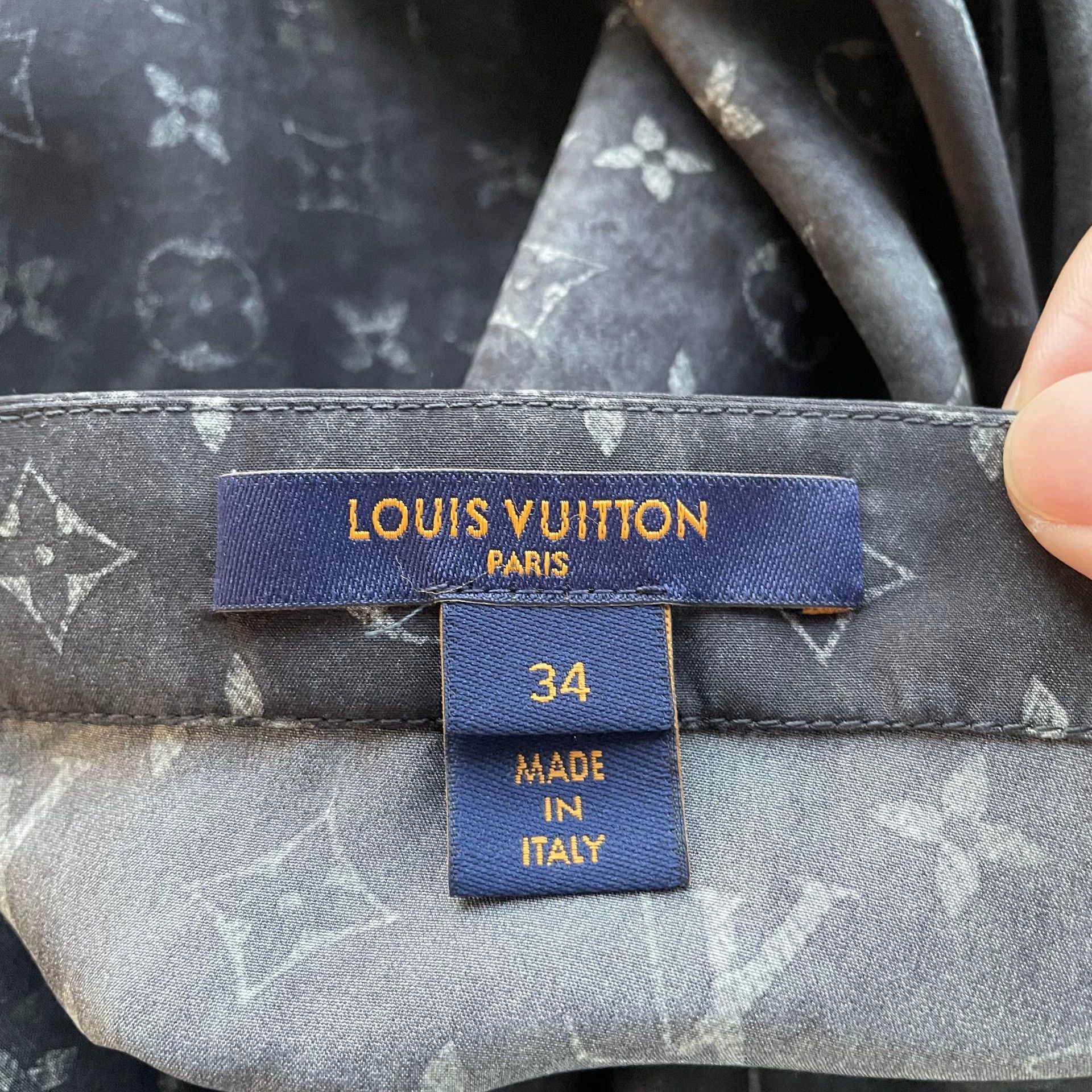 Louis Vuitton LOUIS VUITTON Pleated Silk Maxi Dress Women's Black 34 Size XS / US 0-2 / IT 36-38 - 5 Thumbnail