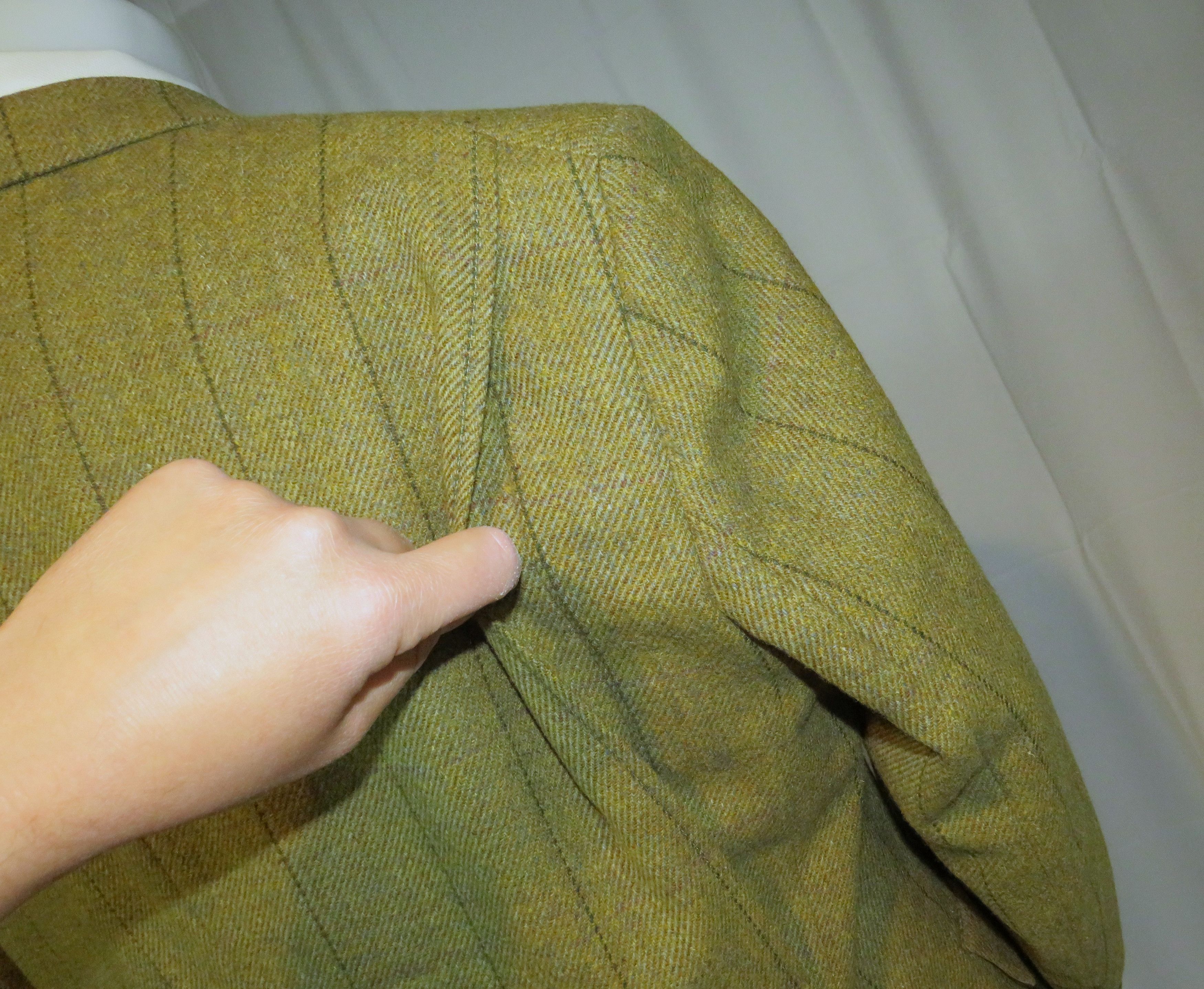 Other P&J Haggart Green Tweed Three Button Shooting Jacket 46 Size 46R - 10 Thumbnail