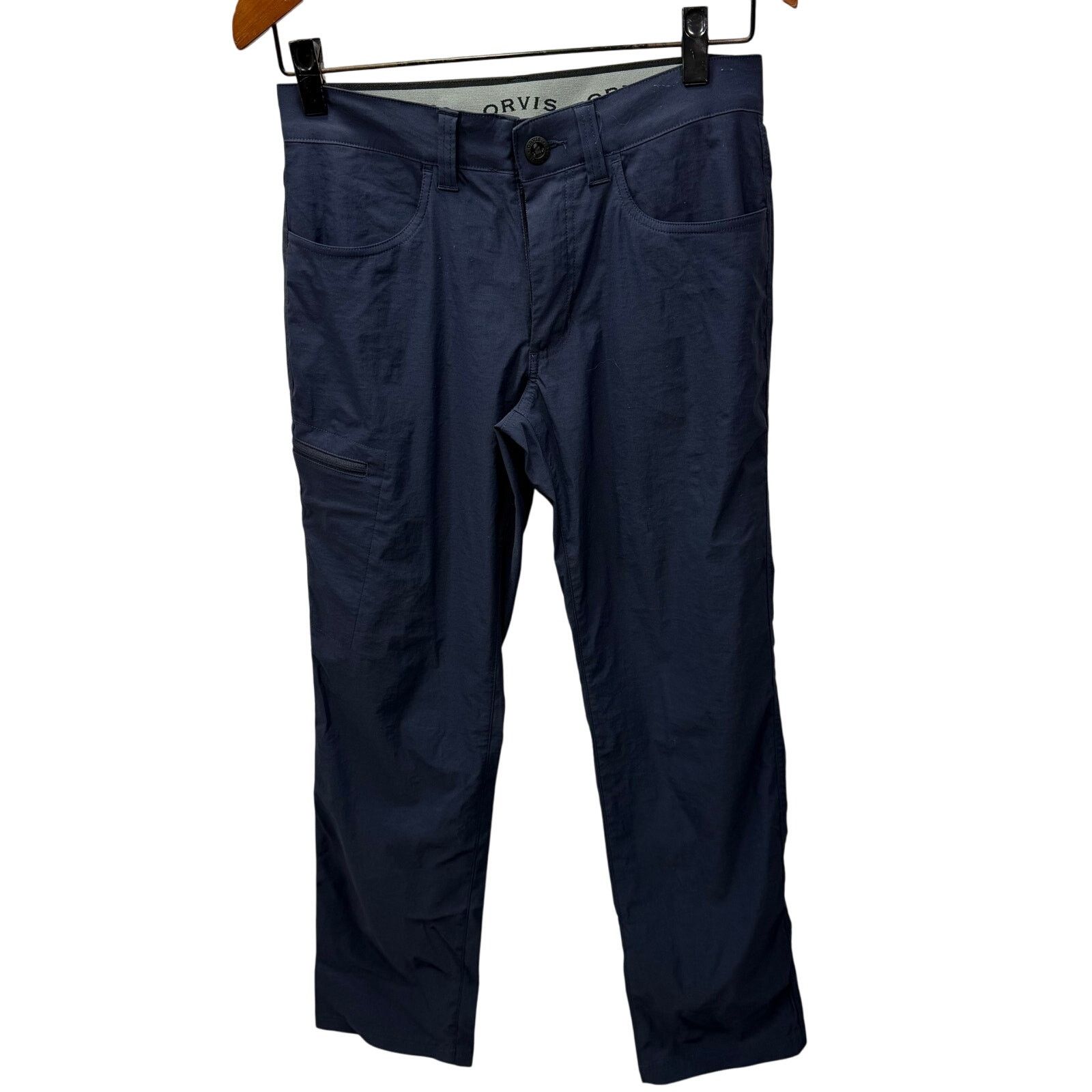 Orvis Orvis Men's Pants 30x32 Cotton Blue Chino Straight #G716 Size US 30 / EU 46 - 2 Thumbnail