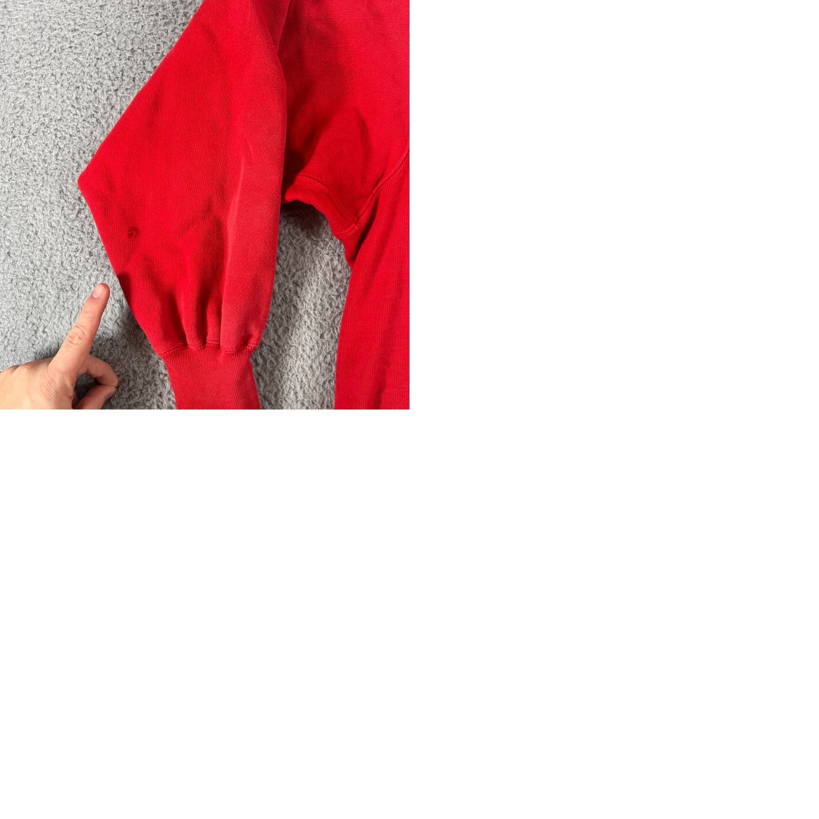 Champion VINTAGE Champion Reverse Weave Hoodie Mens L Red 80s Distressed Sweatshirt Size US L / EU 52-54 / 3 - 11 Thumbnail