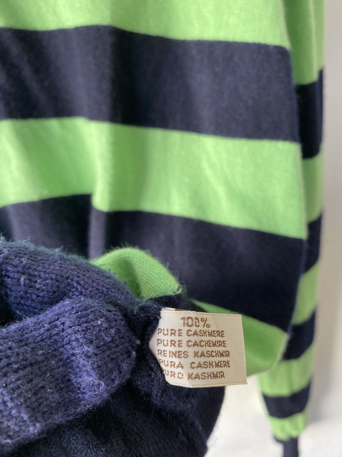 Faconnable 2000s - Faconnable Striped Button Up Sweatshirt Size US L / EU 52-54 / 3 - 11 Thumbnail