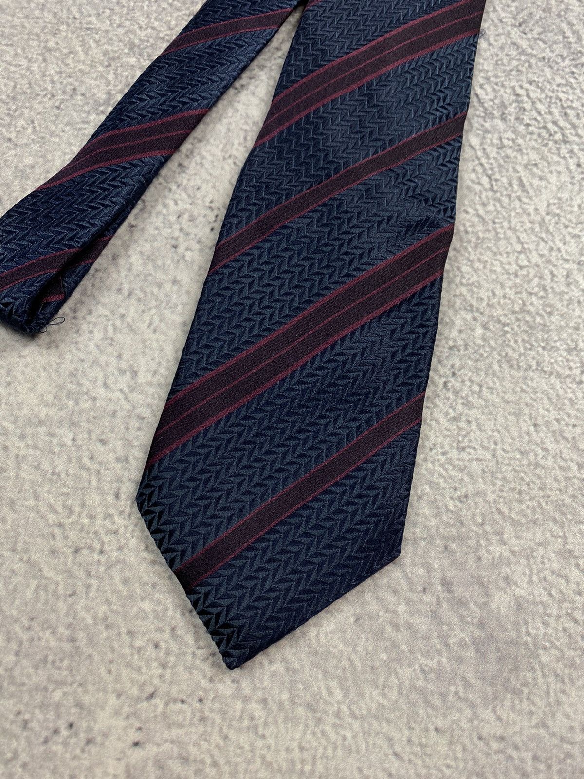 Canali Canali Striped Silk Tie Size ONE SIZE - 4 Thumbnail