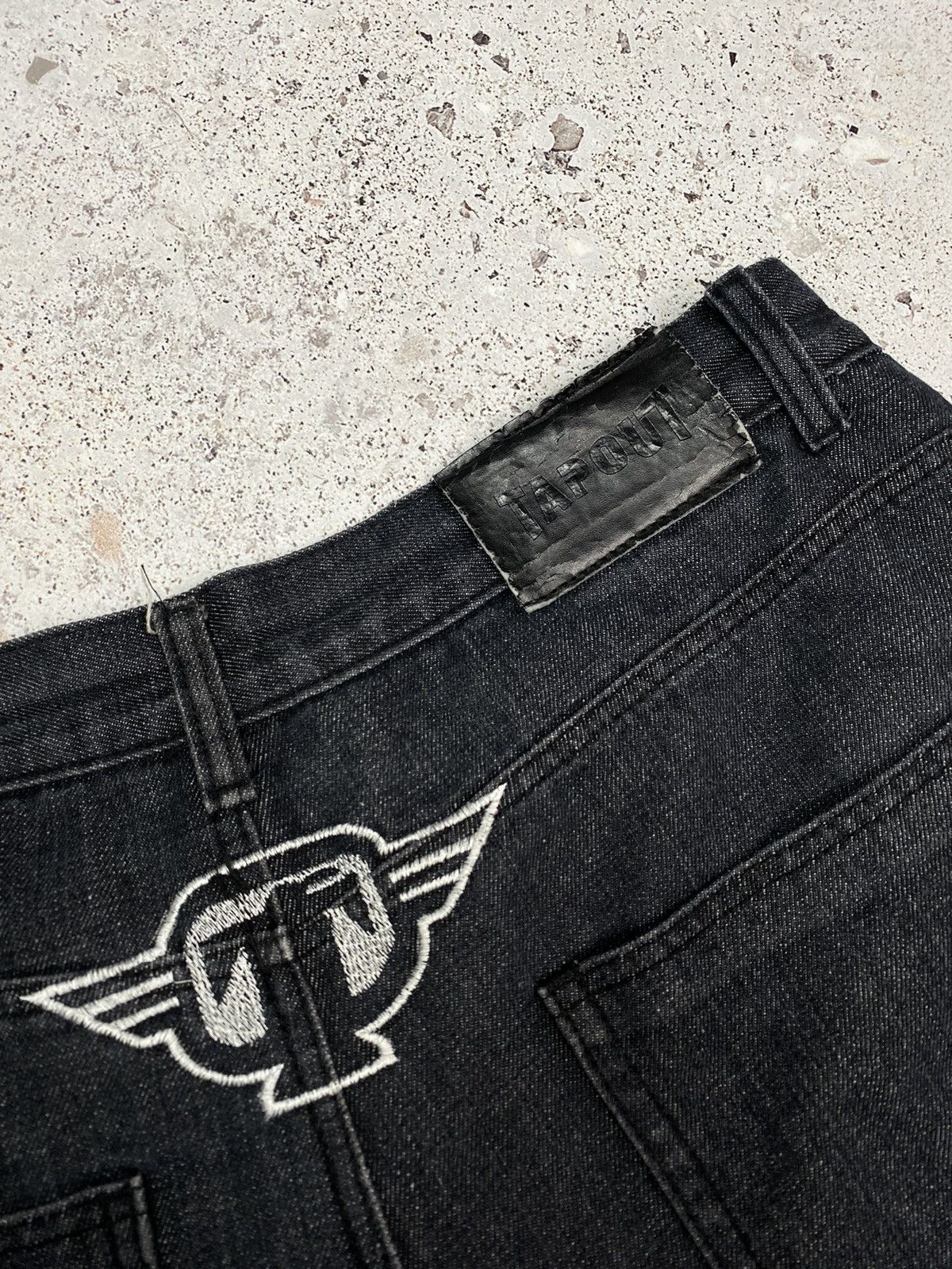 Vintage Vintage Tapout Rap Jeans Big Logo y2k Pants Baggy Skull Men Size US 38 / EU 54 - 20 Thumbnail
