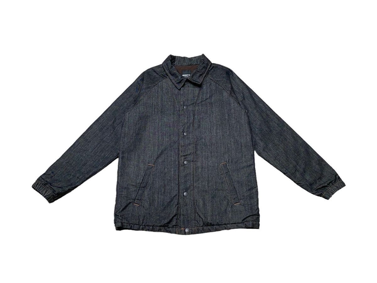 image of Vintage Dept Denim Jacket 1990S in Black, Men's (Size Medium)