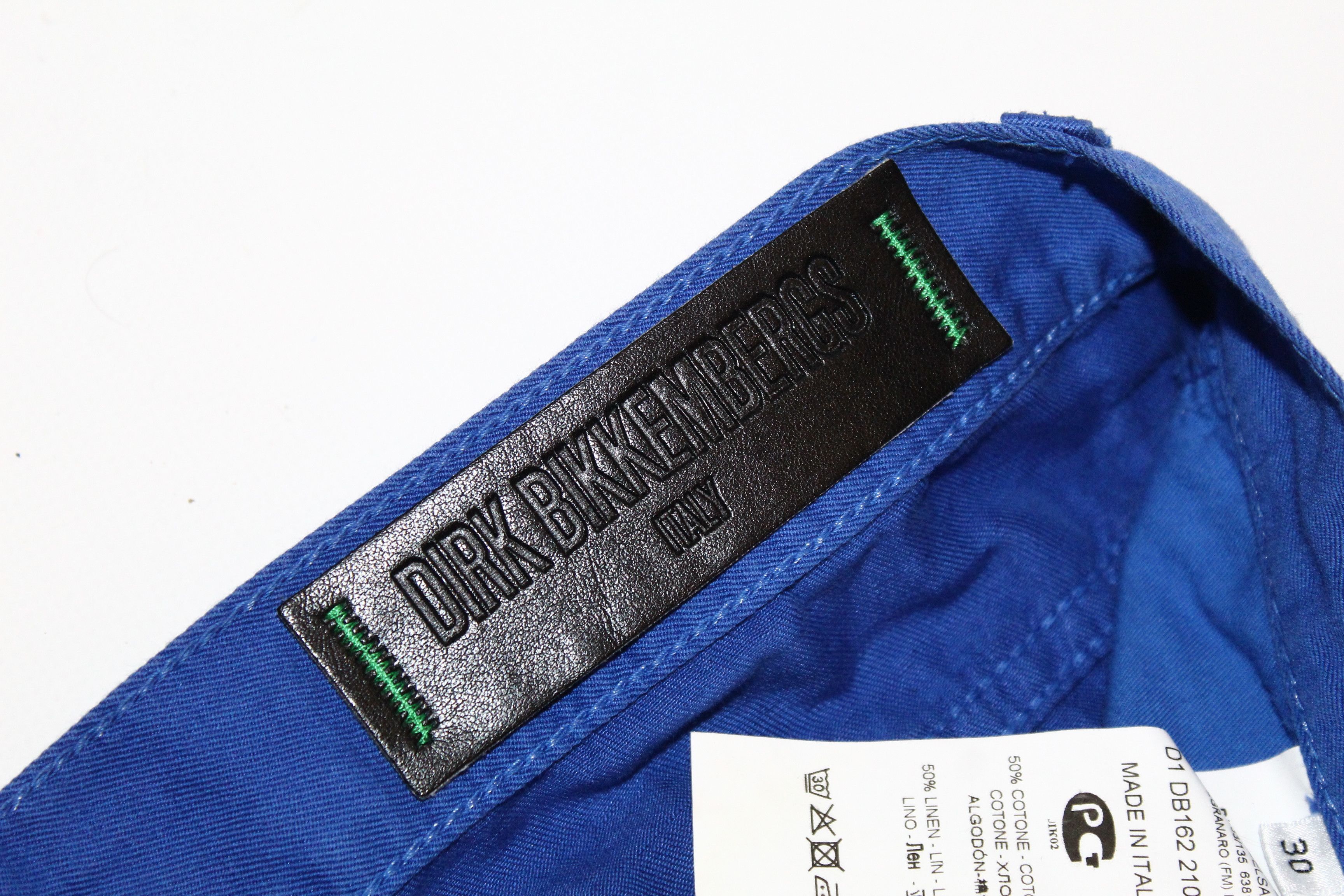Dirk Bikkembergs Dirk Bikkimbergs Slim Fit Cotton-Linen Casual Pants Size US 32 / EU 48 - 5 Thumbnail