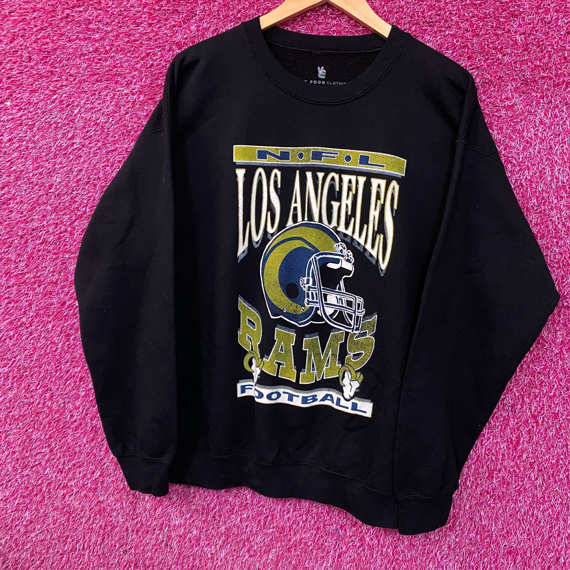 Junk Food Junk Food Clothing Los Angeles Rams NFL Helmet Logo Crewneck Size US M / EU 48-50 / 2 - 3 Thumbnail
