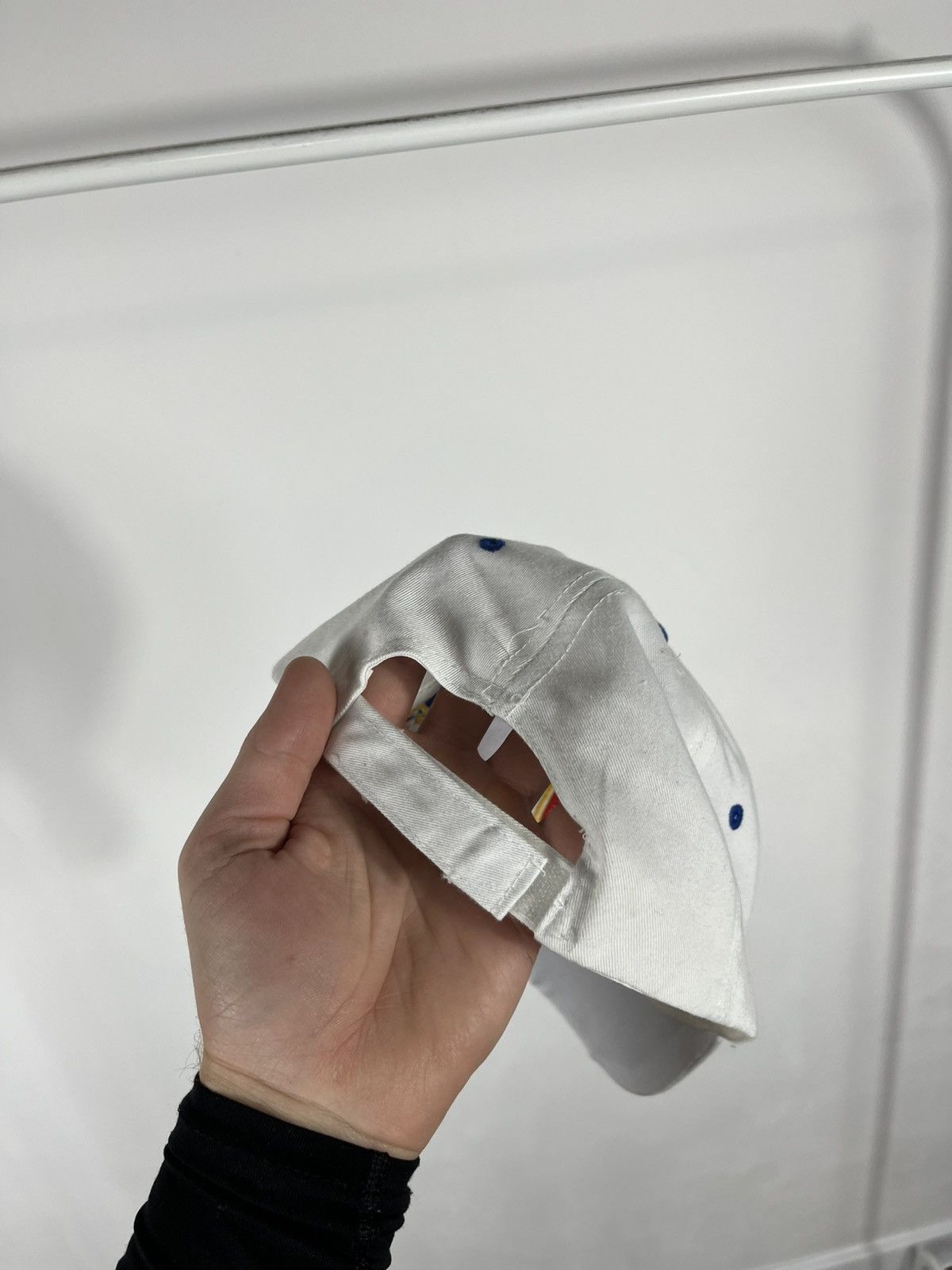 Other Italia Tricolore Embroidered Baseball Cap Blue White Size ONE SIZE - 4 Thumbnail
