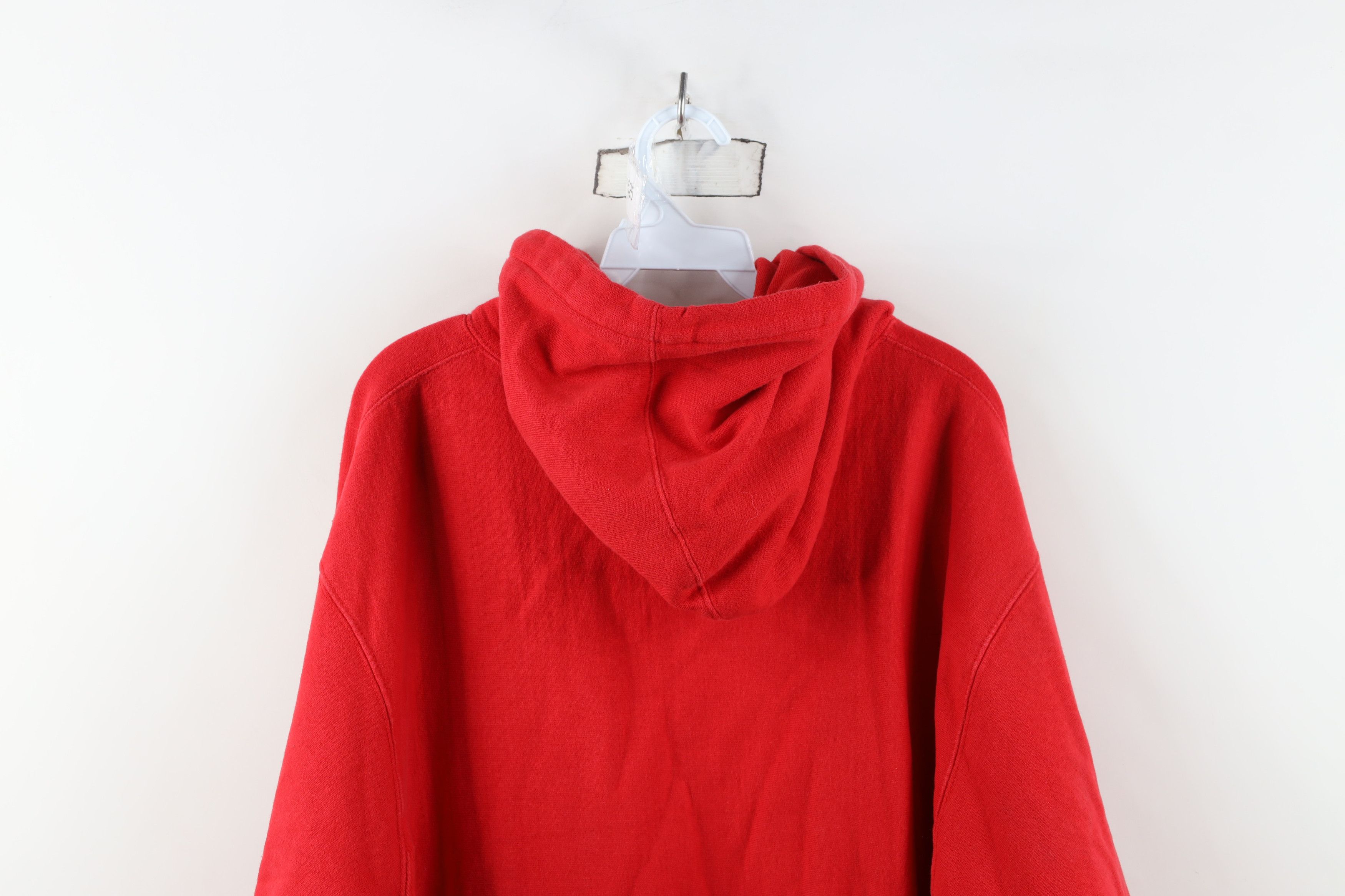 Vintage Vintage 90s Y2K University Heavyweight Hoodie Sweatshirt Size US XL / EU 56 / 4 - 13 Thumbnail