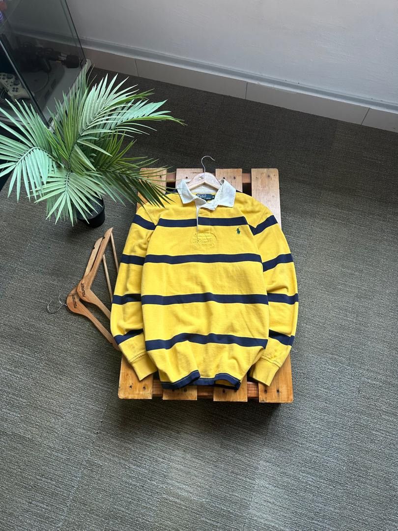 Polo Ralph Lauren × Rugby Ralph Lauren VINTAGE POLO RALPH LAUREN RUGBY STRIPE Size US M / EU 48-50 / 2 - 1 Thumbnail