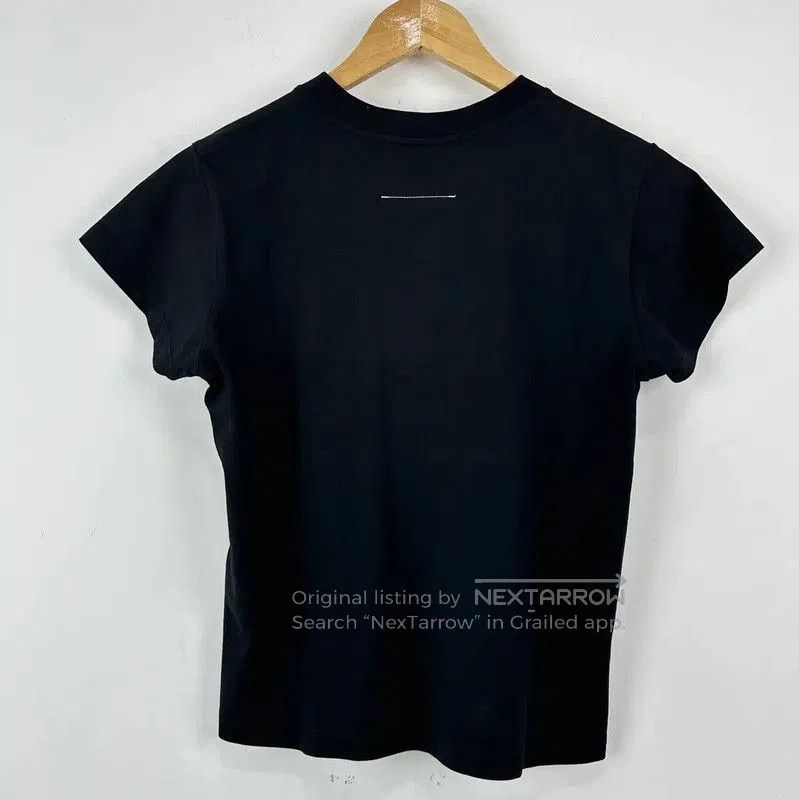 Maison Margiela Maison Margiela Black Cotton T-shirt for Women . Size XS / US 0-2 / IT 36-38 - 2 Thumbnail