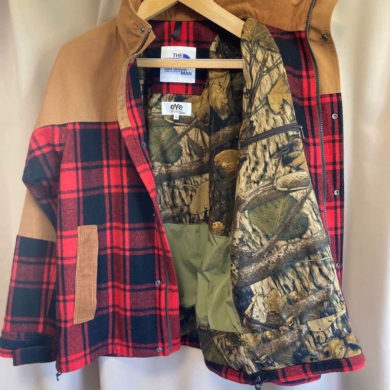 Junya Watanabe Junya Watanabe North Co-branded Plaid Stitching Wool Jacke Size US S / EU 44-46 / 1 - 3 Thumbnail