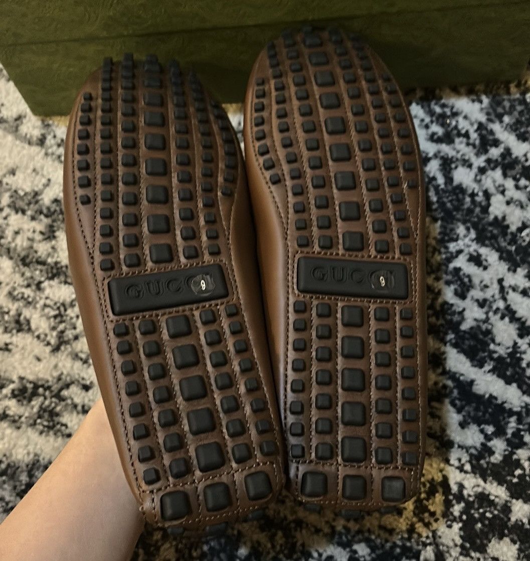 Gucci Gucci GG Logo Interlocking G Driving Loafer Size US 9 / EU 42 - 5 Thumbnail