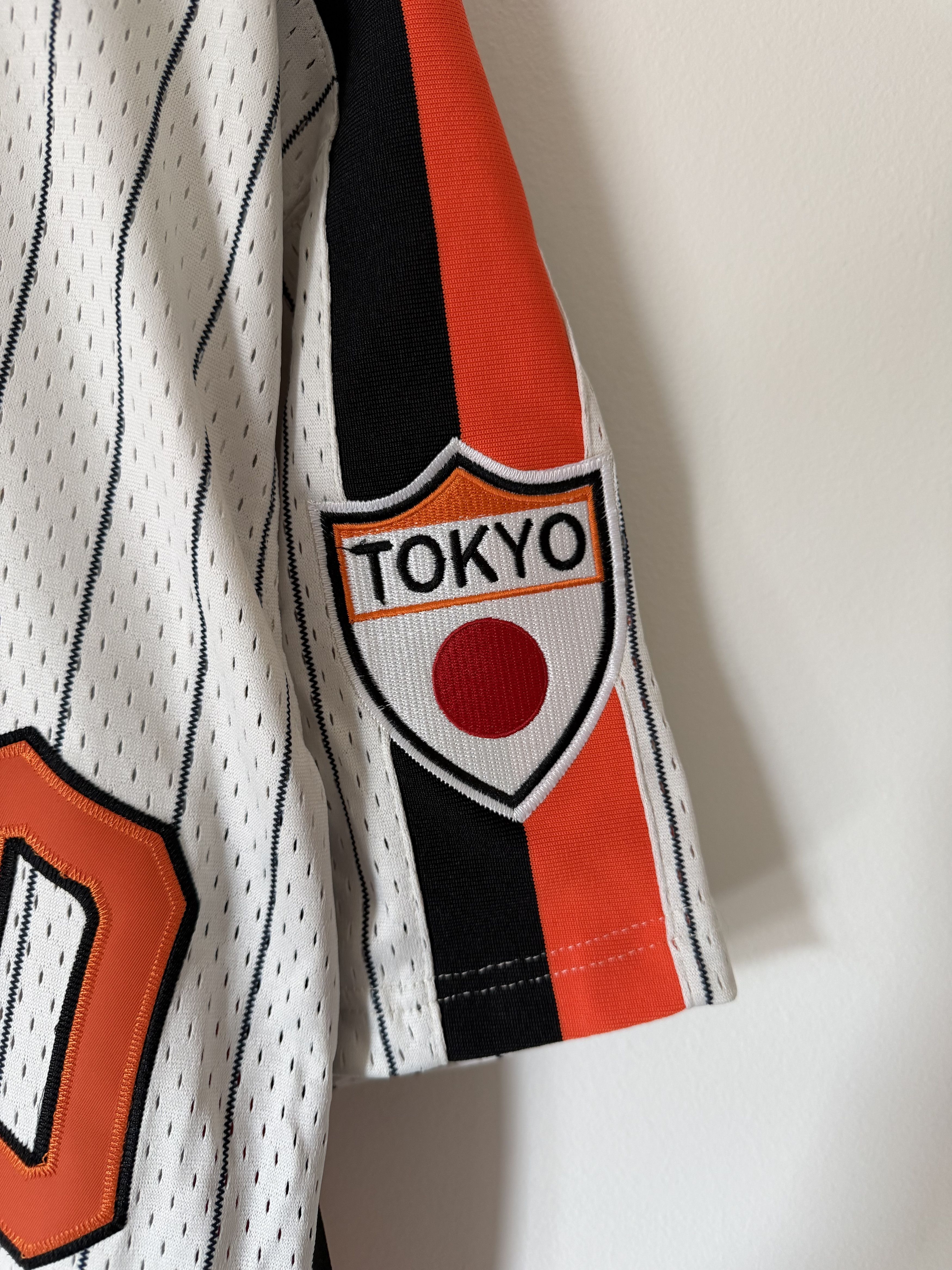 Ebbets Field Flannels Ebbets Field Tokyo Giants Pinstripe Mesh Jersey Size US XL / EU 56 / 4 - 3 Thumbnail