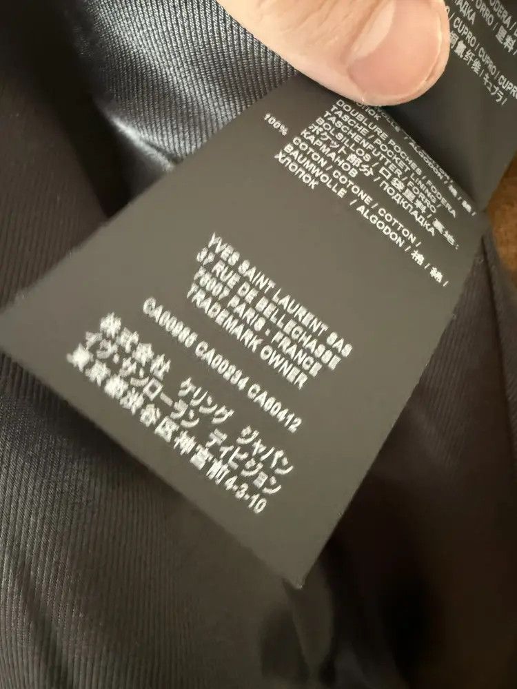Saint Laurent Paris YSL Suede Teddy Jacket Size US XL / EU 56 / 4 - 5 Thumbnail