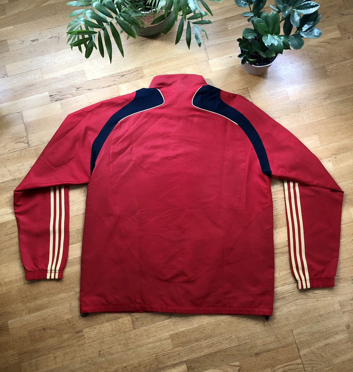 Adidas Spain 08/09 Tracksuit Top - Adidas - Size Large Size US L / EU 52-54 / 3 - 2 Thumbnail