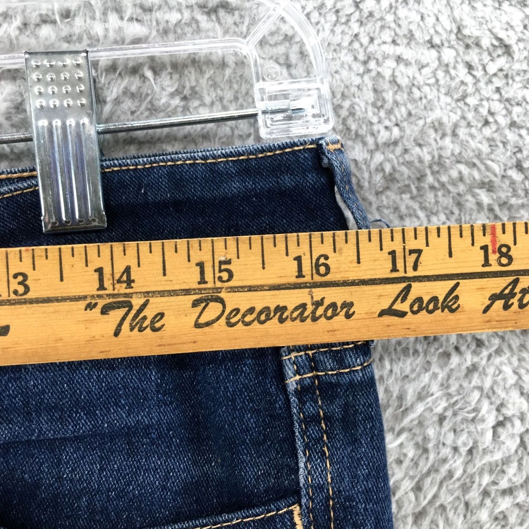 H&M H&M Jeans Womens 29x32 Blue Denim Mid Rise Zip Fly Slim Fit Sqin Low Rise Straight 5-Pocket Classic Modern Vintage No Size 29" - 5 Thumbnail
