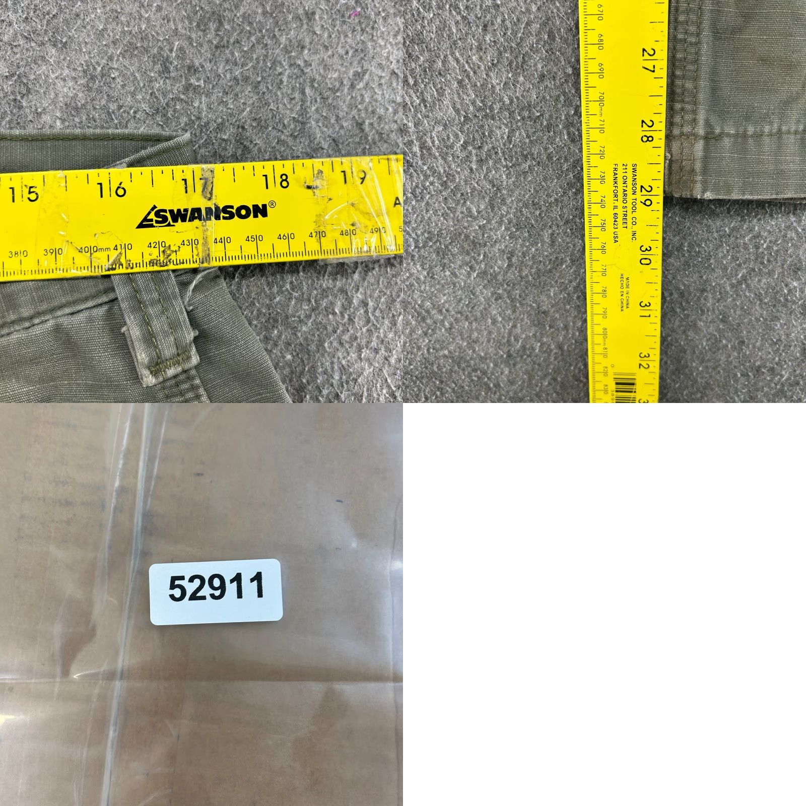 Carhartt VINTAGE Carhartt Pants Mens 34x29 Green Cargo Ripstop Relaxed Workwear Thrashed B342 MOS Size US 34 / EU 50 - 11 Thumbnail