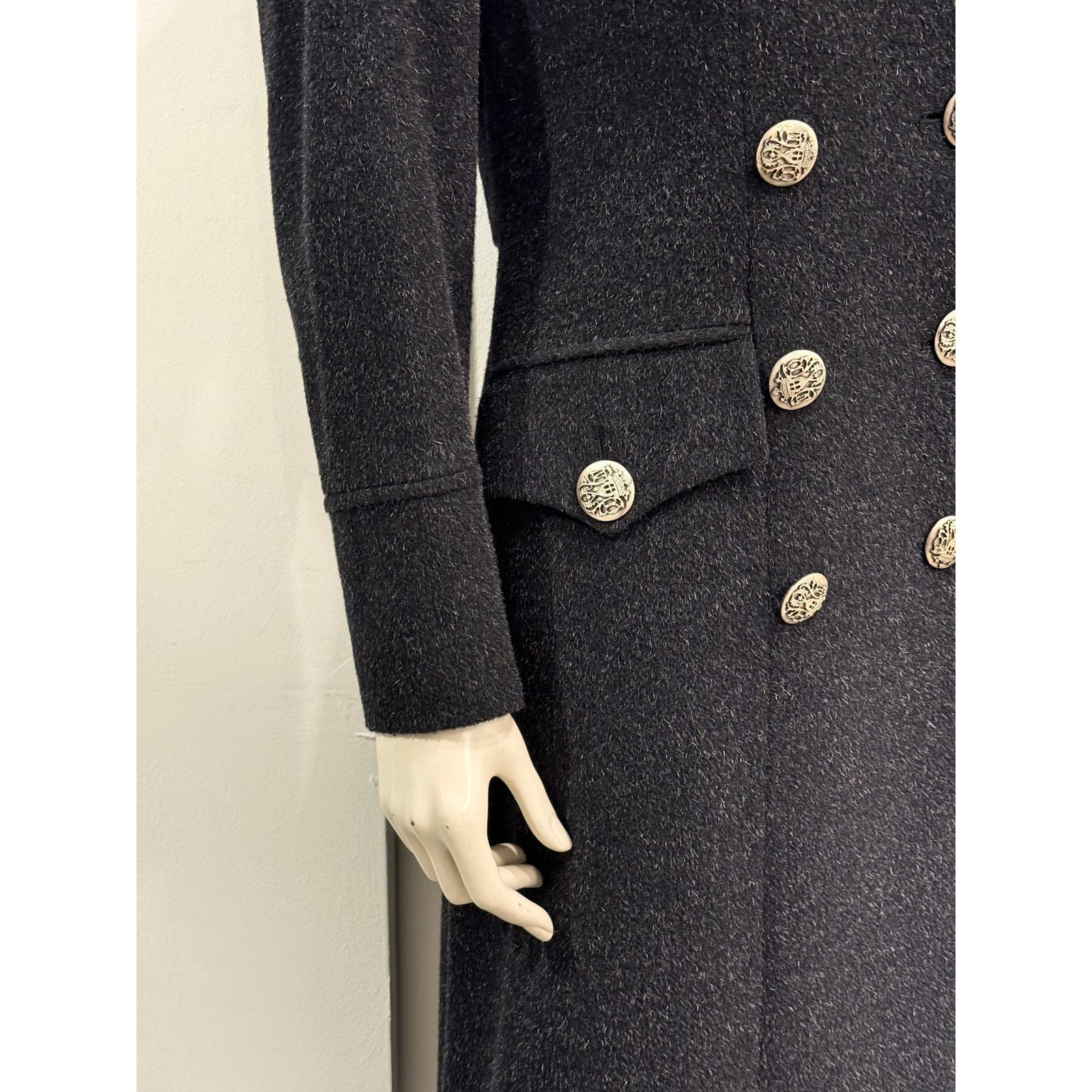 Dolce & Gabbana 1990s Dolce & Gabbana double breasted military wool coat Size M / US 6-8 / IT 42-44 - 4 Thumbnail