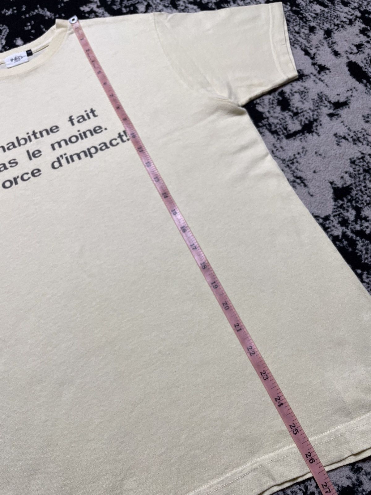 🔥rare find🔥 INED homme poem tee By Yohji Yamamoto