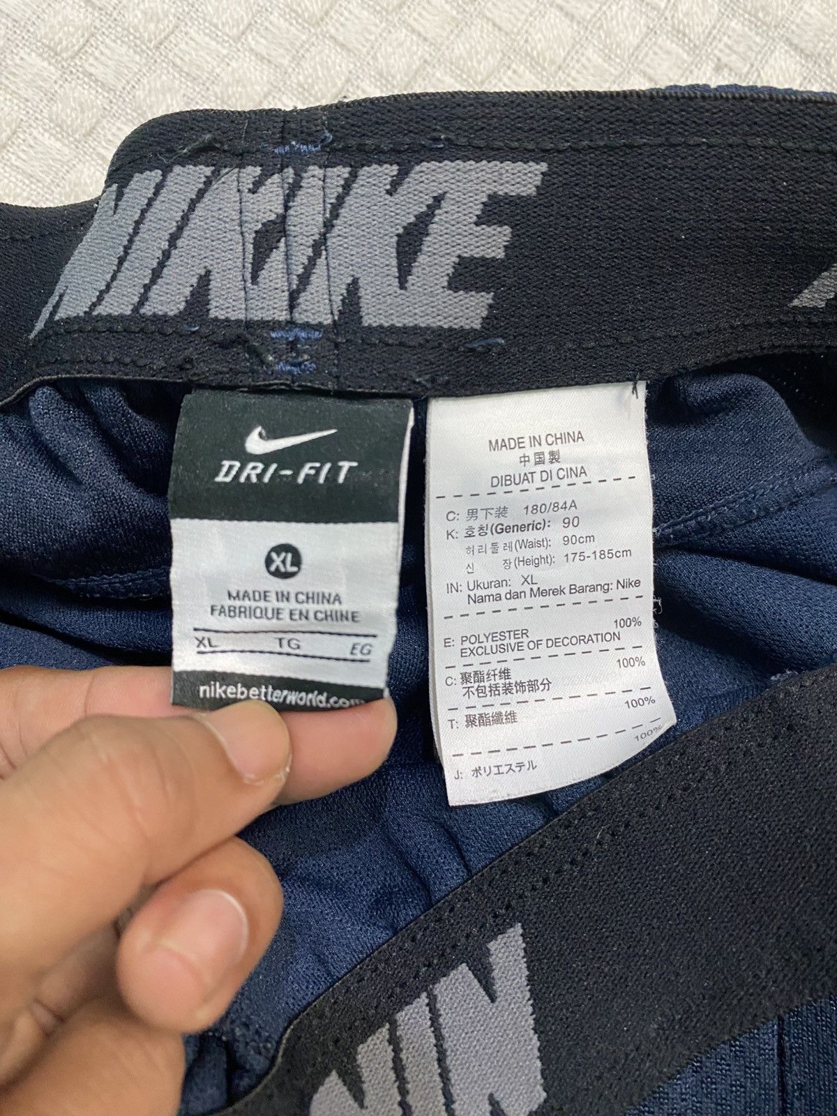 Carhartt Wip × Nike 💥 VINTAGE NIKE SUPER BAGGY 90S WIDE LEG TRACK PANTS Y2K Size US 30 / EU 46 - 12 Thumbnail
