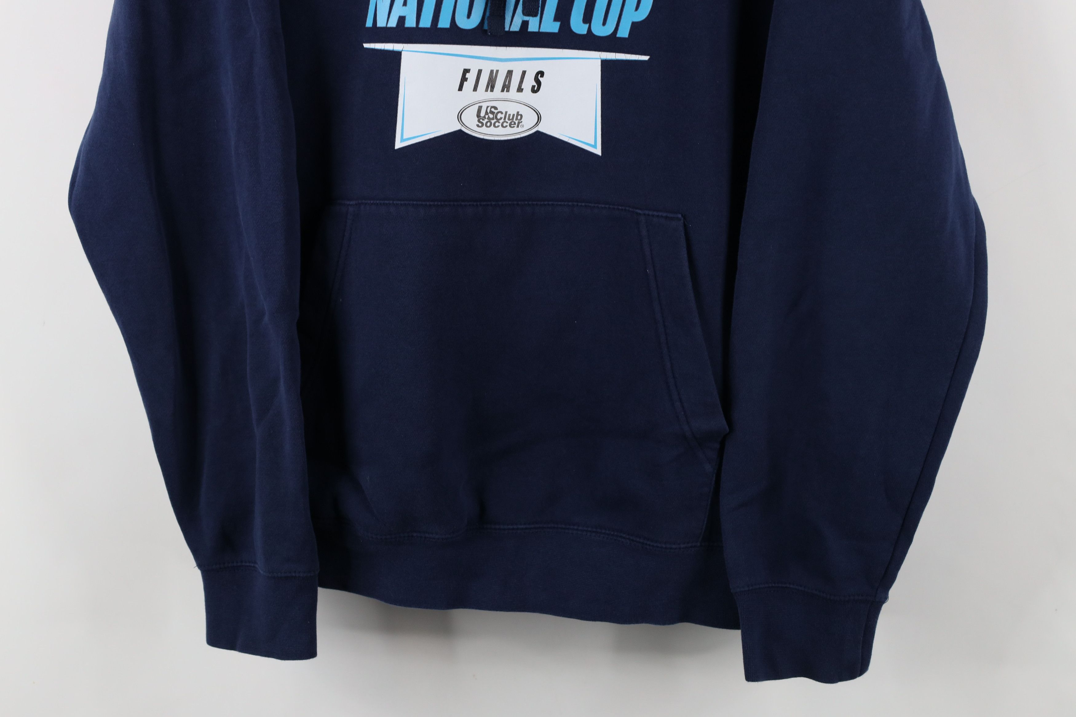 Nike × Vintage Nike 2021 National Cup Finals US Club Soccer Hoodie Blue Size US L / EU 52-54 / 3 - 3 Thumbnail