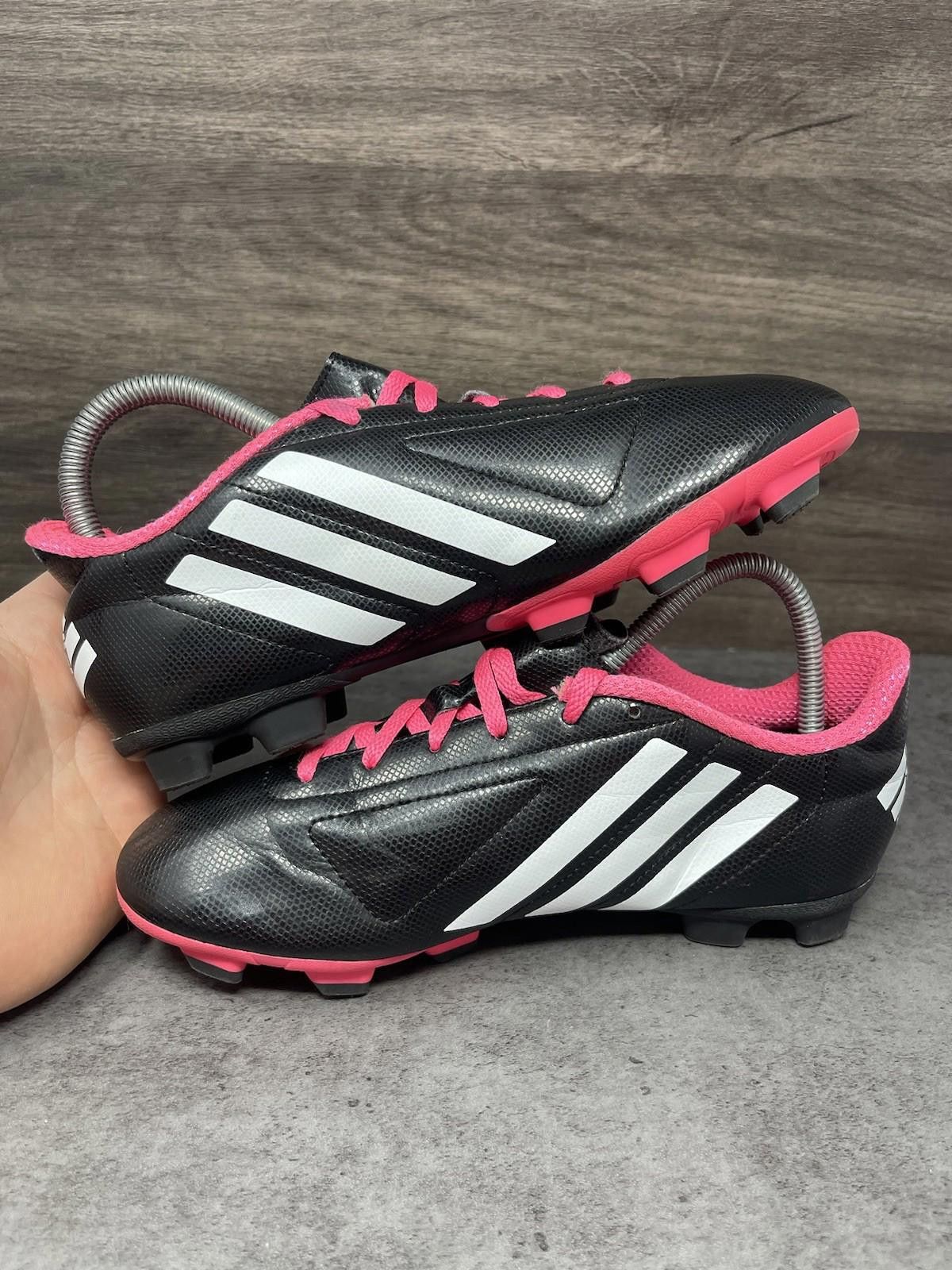 Adidas Adidas Conquisto J FG Soccer Cleats Girls Size 4.5 Black Size ONE SIZE - 7 Thumbnail