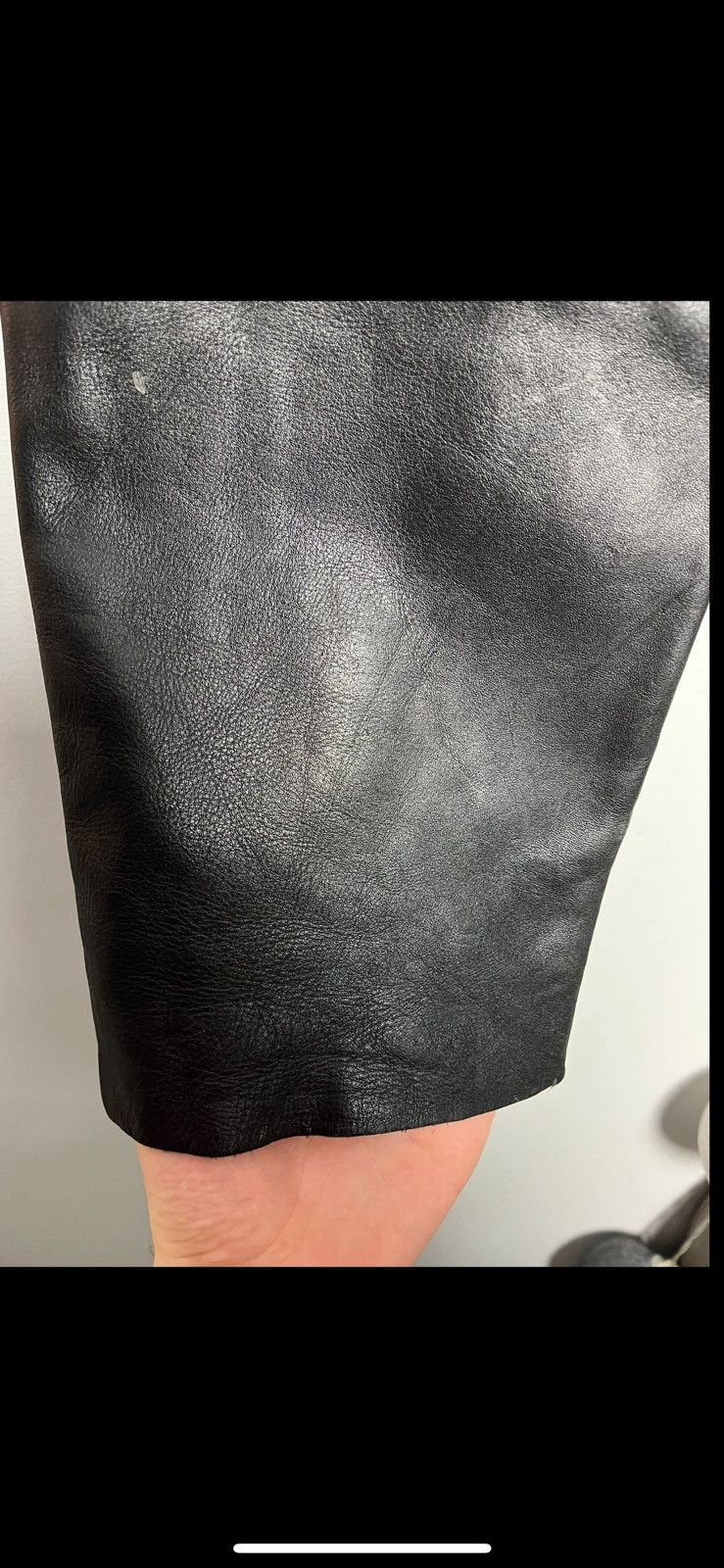 Leather Vintage leather pants motorcycle y2k Size US 28 / EU 44 - 21 Thumbnail