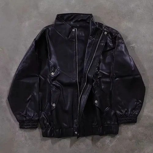 Japanese Brand Vintage Street Punk Workwear Leather XL Jacket Coat Size US XL / EU 56 / 4 - 4 Thumbnail