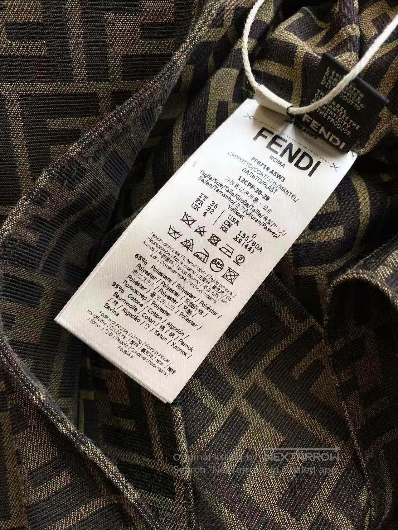 Fendi Fendi The old flower is full of prints on the tunic| Size XXS / US 00 / IT 34 - 5 Thumbnail