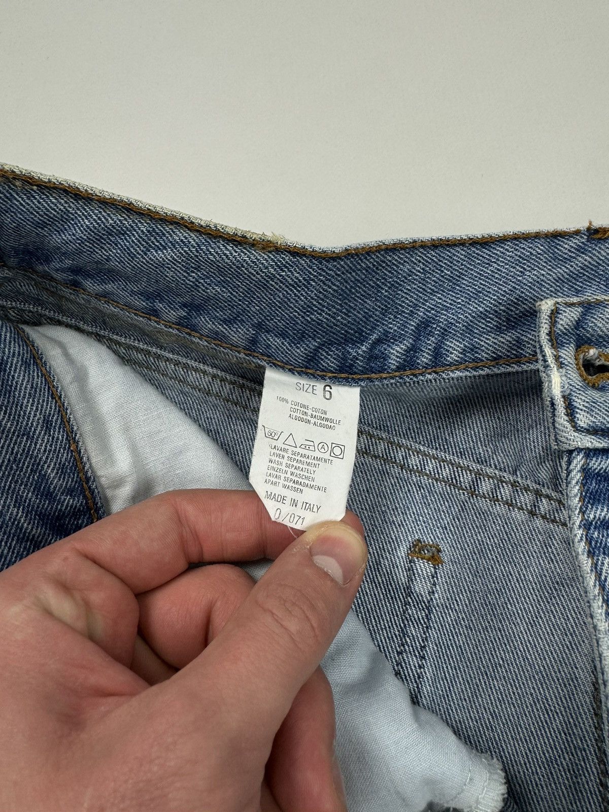 Vintage Vintage Rare Maison Mollerus Washed Denim Jeans Pants Size 30" / US 8 / IT 44 - 8 Thumbnail