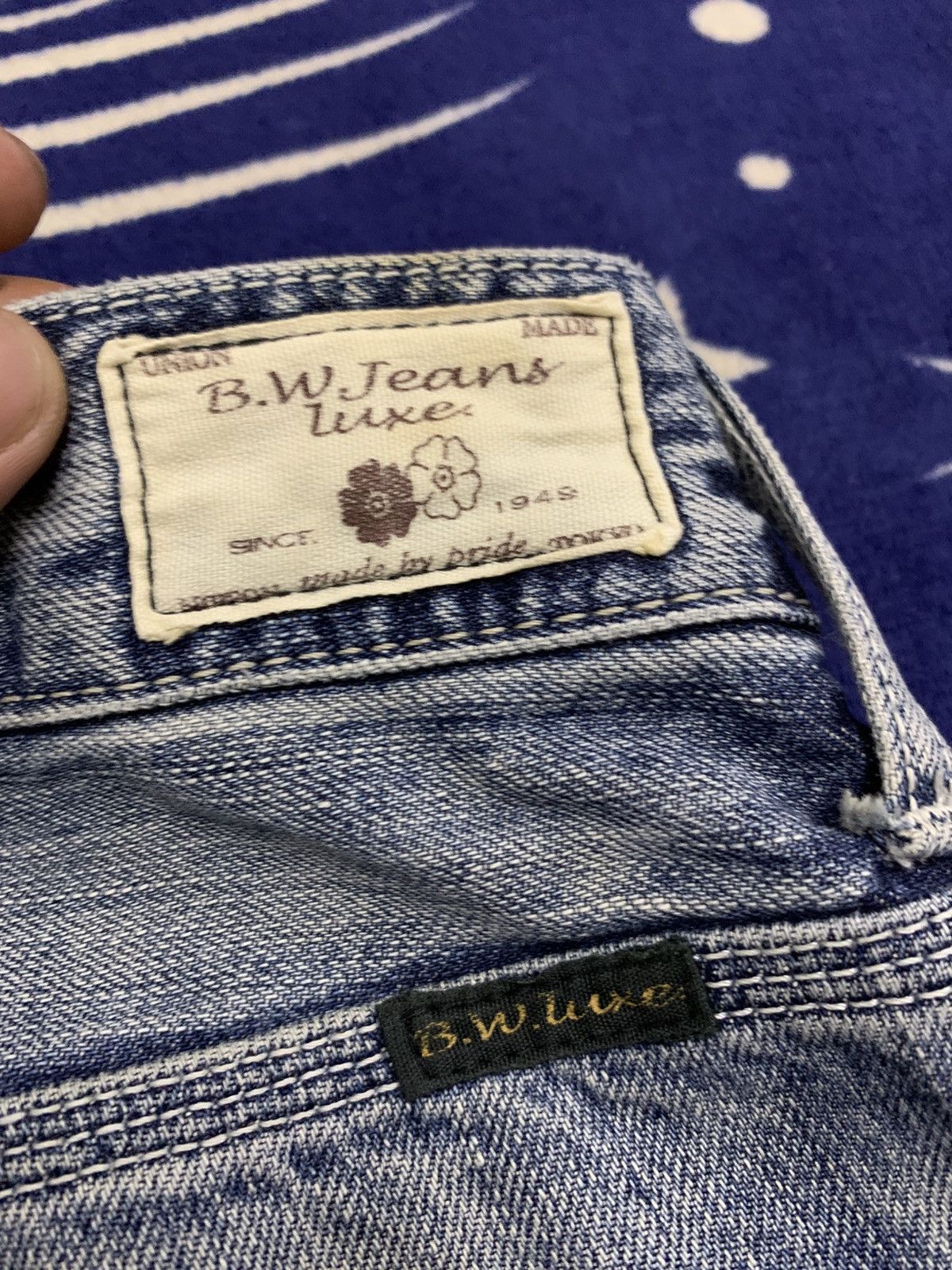 Japanese Brand Blue Way Garments Japan Vintage Denim Jeans Size US 33 - 18 Thumbnail