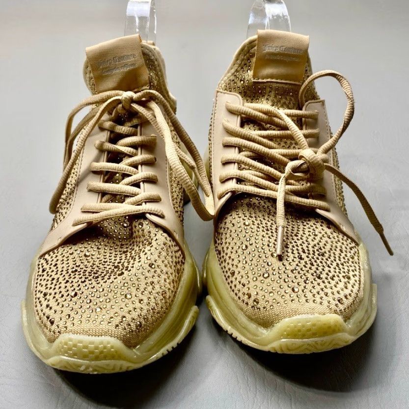 Juicy Couture Juicy Couture Adana Sneakers Womens Size 10 Natural With Rhinestones 1360 Size US 8 / IT 38 - 5 Thumbnail