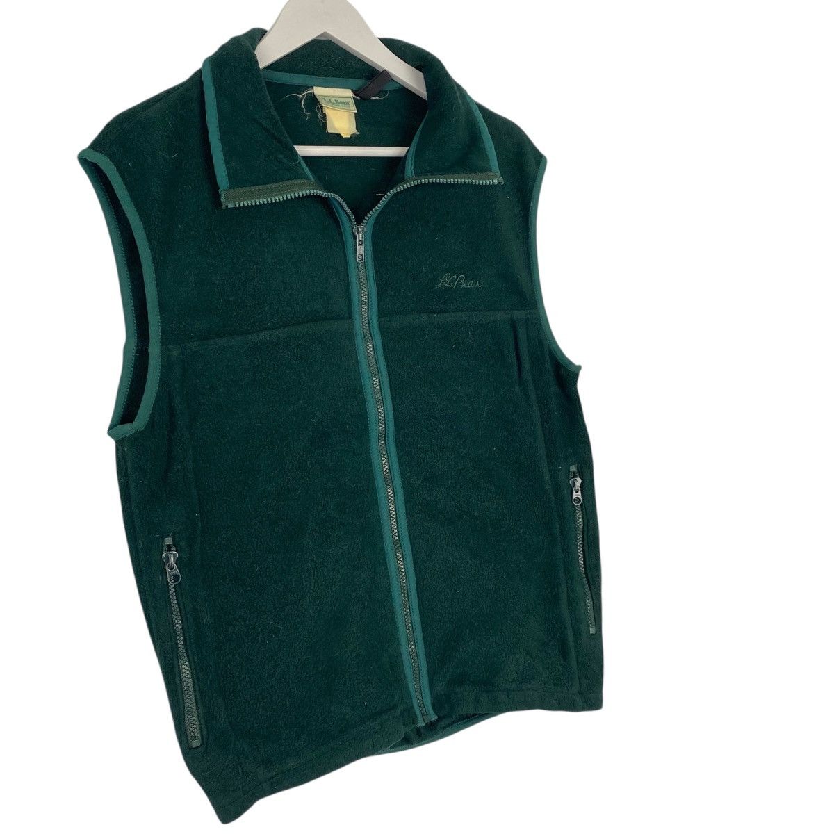 Other Vintage 90s LL Bean Fleece Vest Full Zip Green Sleeveless S Size US S / EU 44-46 / 1 - 3 Thumbnail