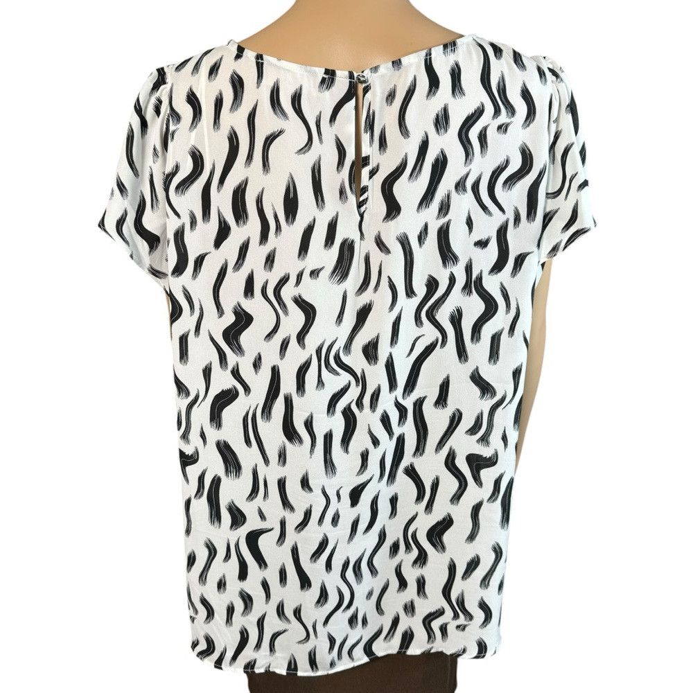 Other Philosophy white Black Flutter Sleeve Top Size XL Size XL / US 12-14 / IT 48-50 - 4 Thumbnail