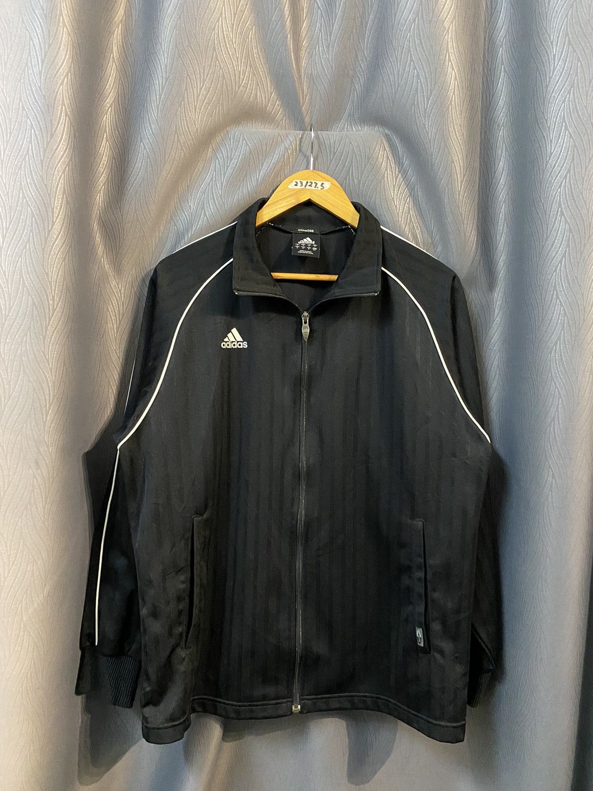 Adidas × Vintage ADIDAS TRACKTOP BLACK MEDIUM Size US M / EU 48-50 / 2 - 1 Thumbnail