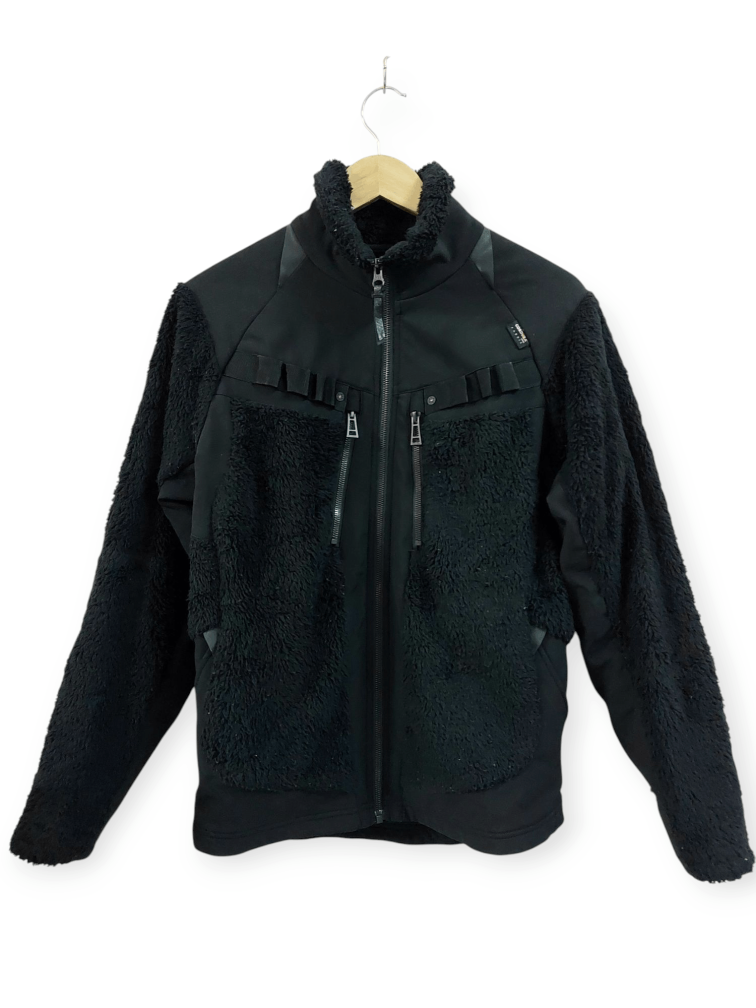 Designer Fieldcore Black Sherpa Fleece Cordura Fabrics Jacket Size US M / EU 48-50 / 2 - 1 Thumbnail